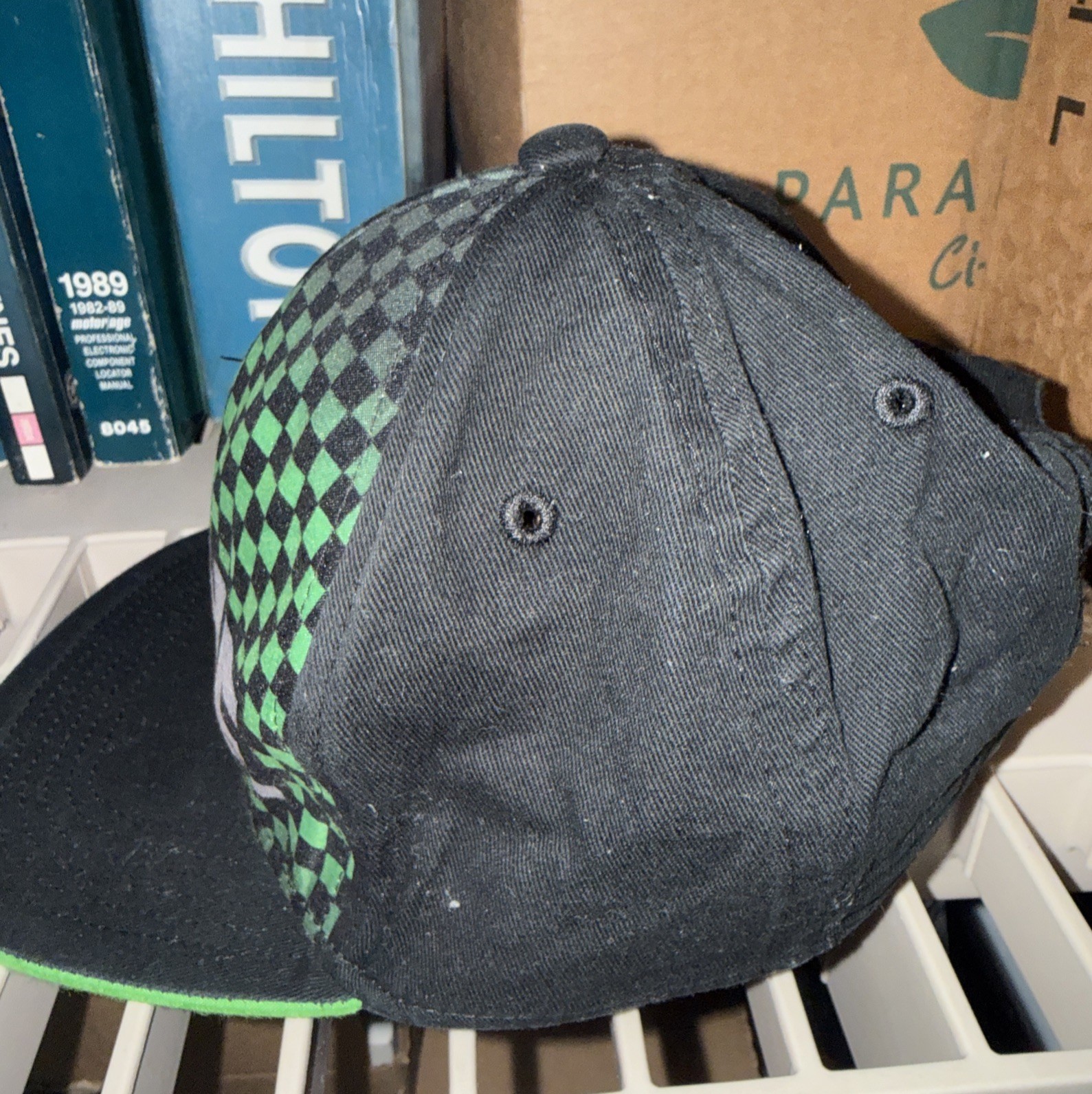 Minecraft Creeper Youth Hat Adjustable Snapback Black