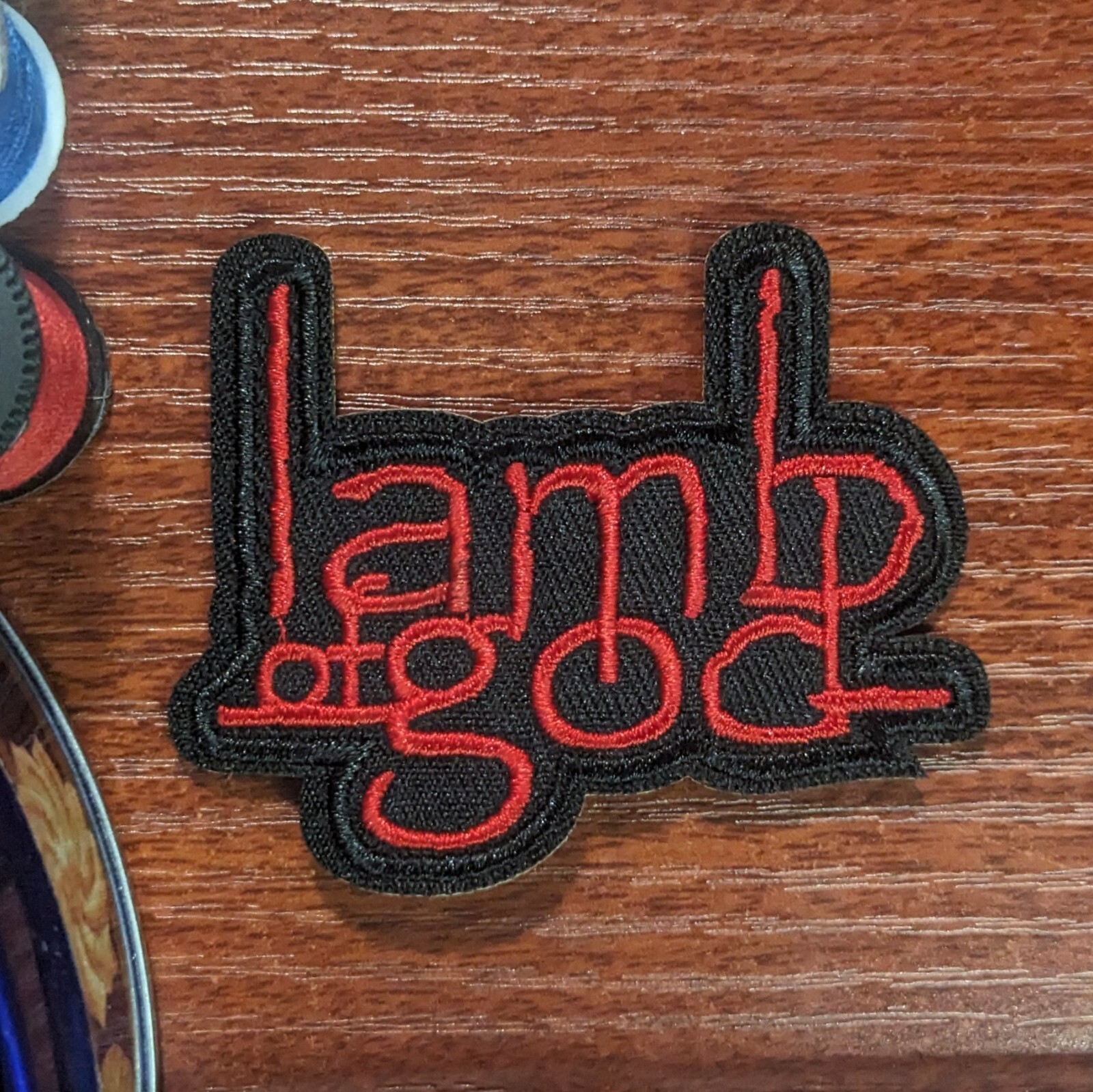 Lamb of God Patch Heavy Metal Rock Band Music Embroidered Iron On 2.15x3.7"