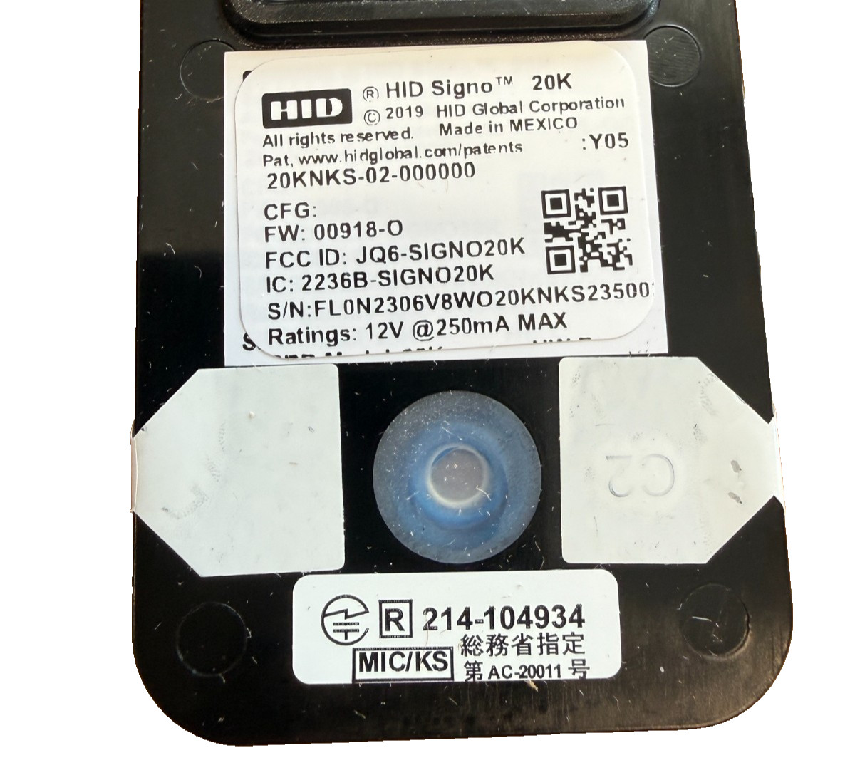 HID 20KNKS-02-000000 - Signo Mullion Keypad Reader