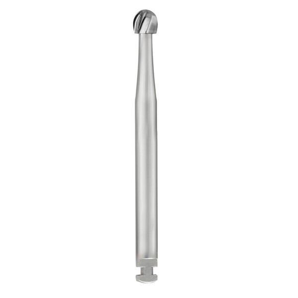 SS White RA #4 Round Carbide Bur for slow speed latch, clinic pack of 100 burs