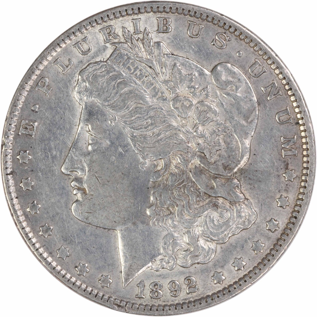 1892 Morgan Silver Dollar EF Uncertified #1058