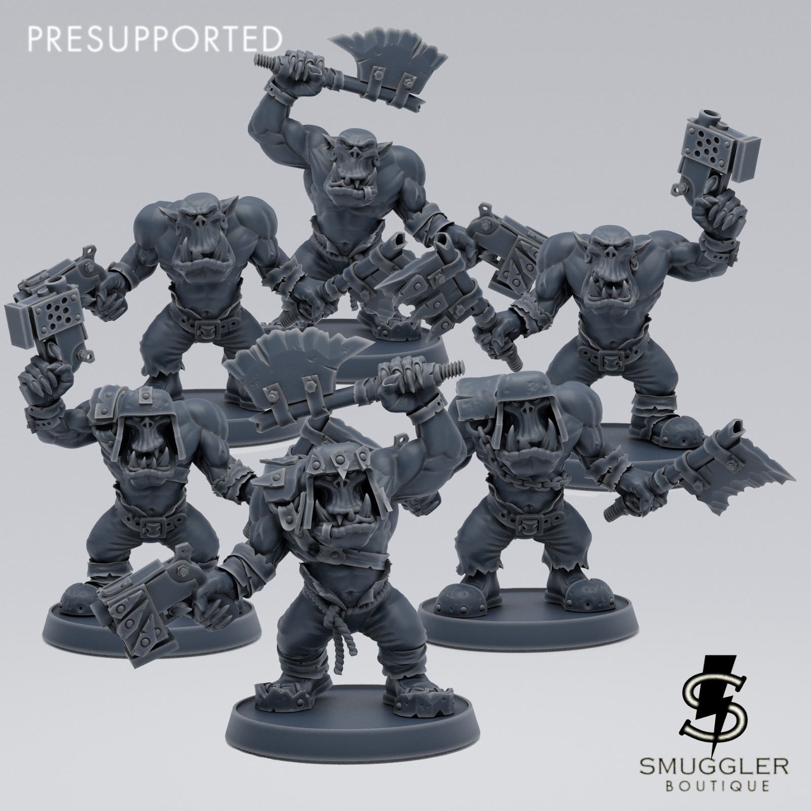 Ork Grunt Pack Tabletop Sci Fi Wargaming Proxy Ork Smuggler Boutique