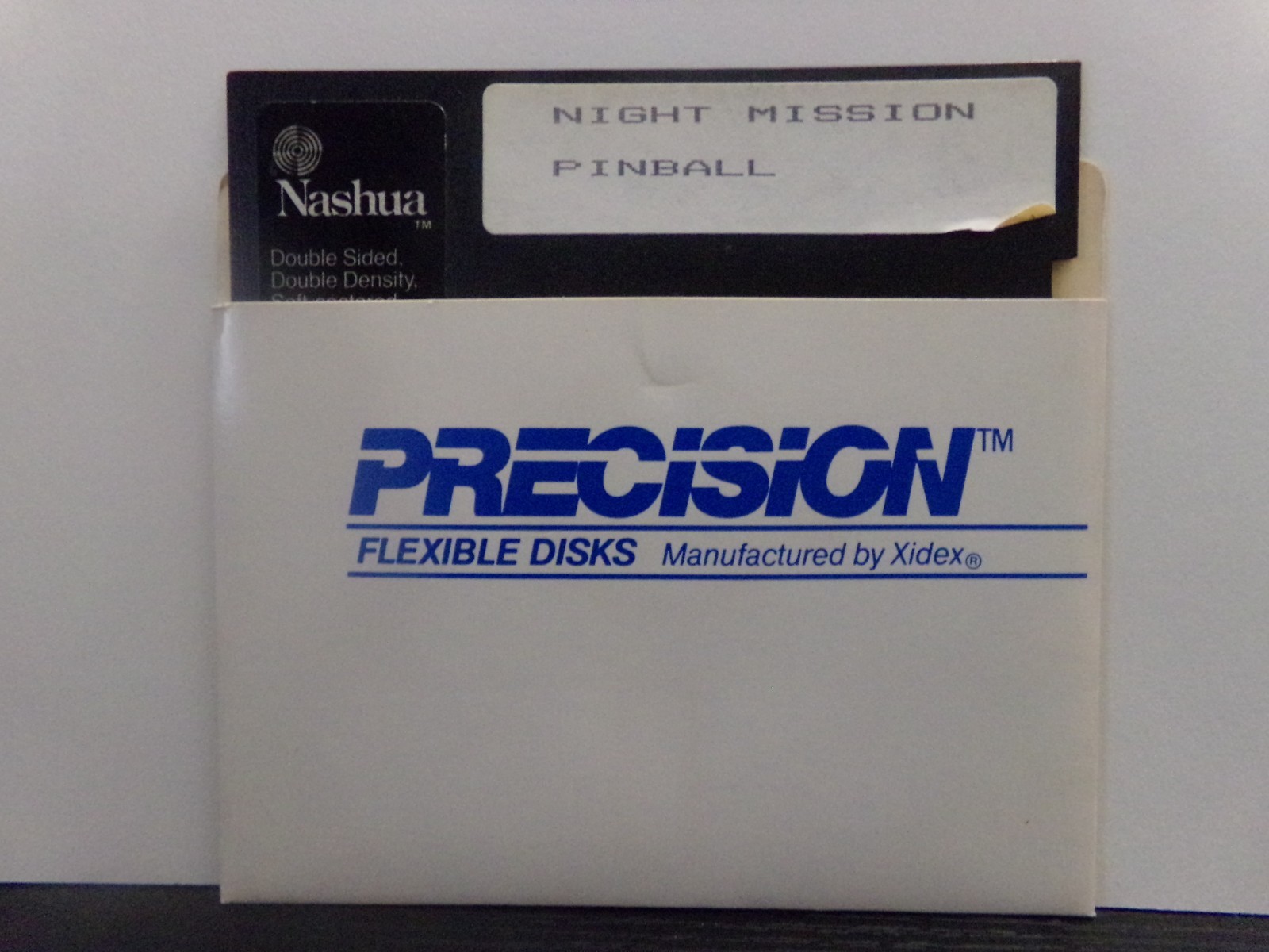 Nashua Night Mission Pinball Floppy Disk