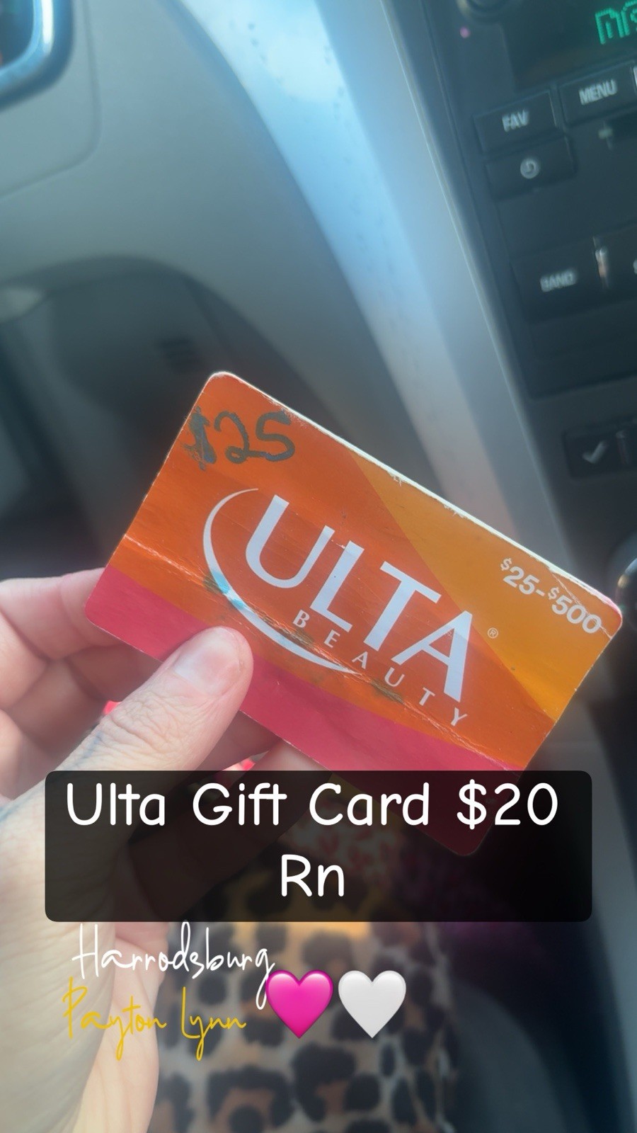 ULTA Beauty Gift Card $25 Health & Beauty US-Nationwide No Expiration Valid