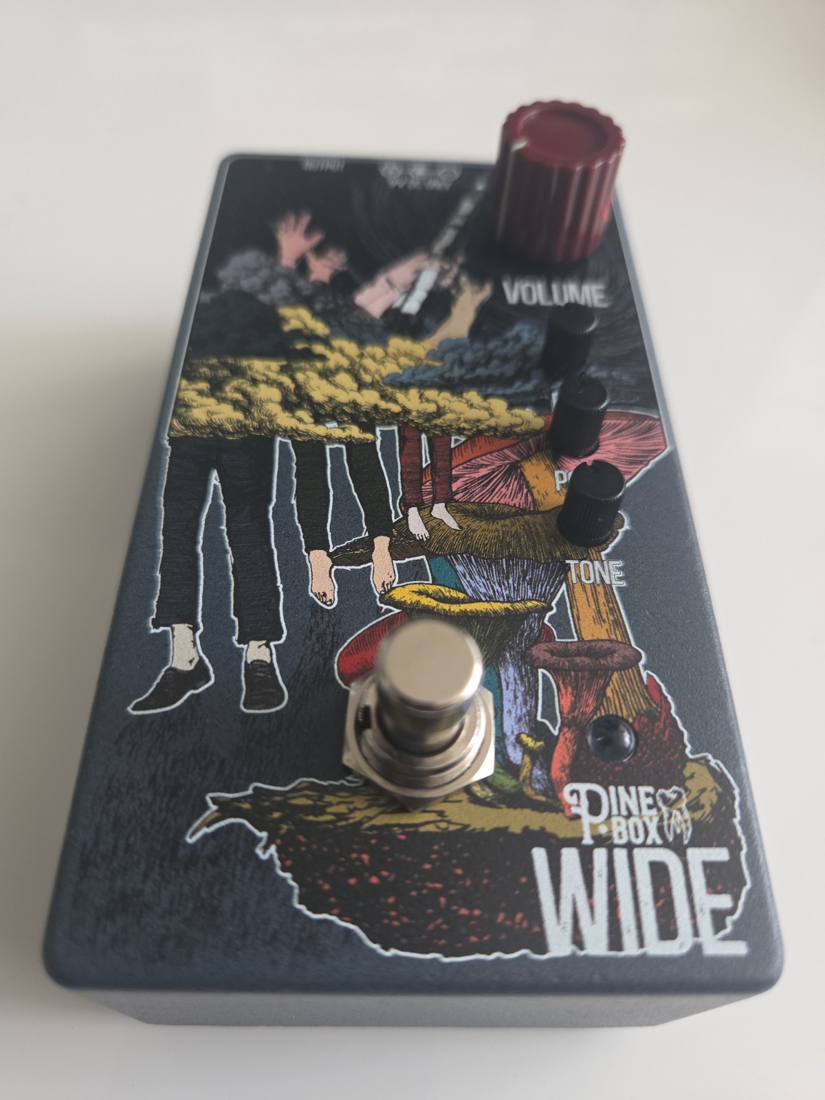 Pine Box Custom WIDE V2 Effect Pedal Mint Tested