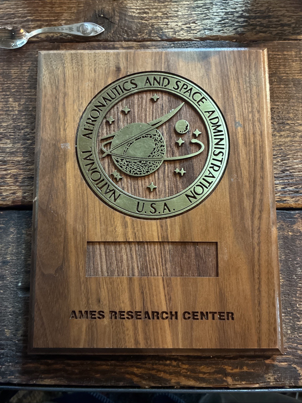 NASA Ames Research Center Plaque wall National Aeronautics & Space Admin award