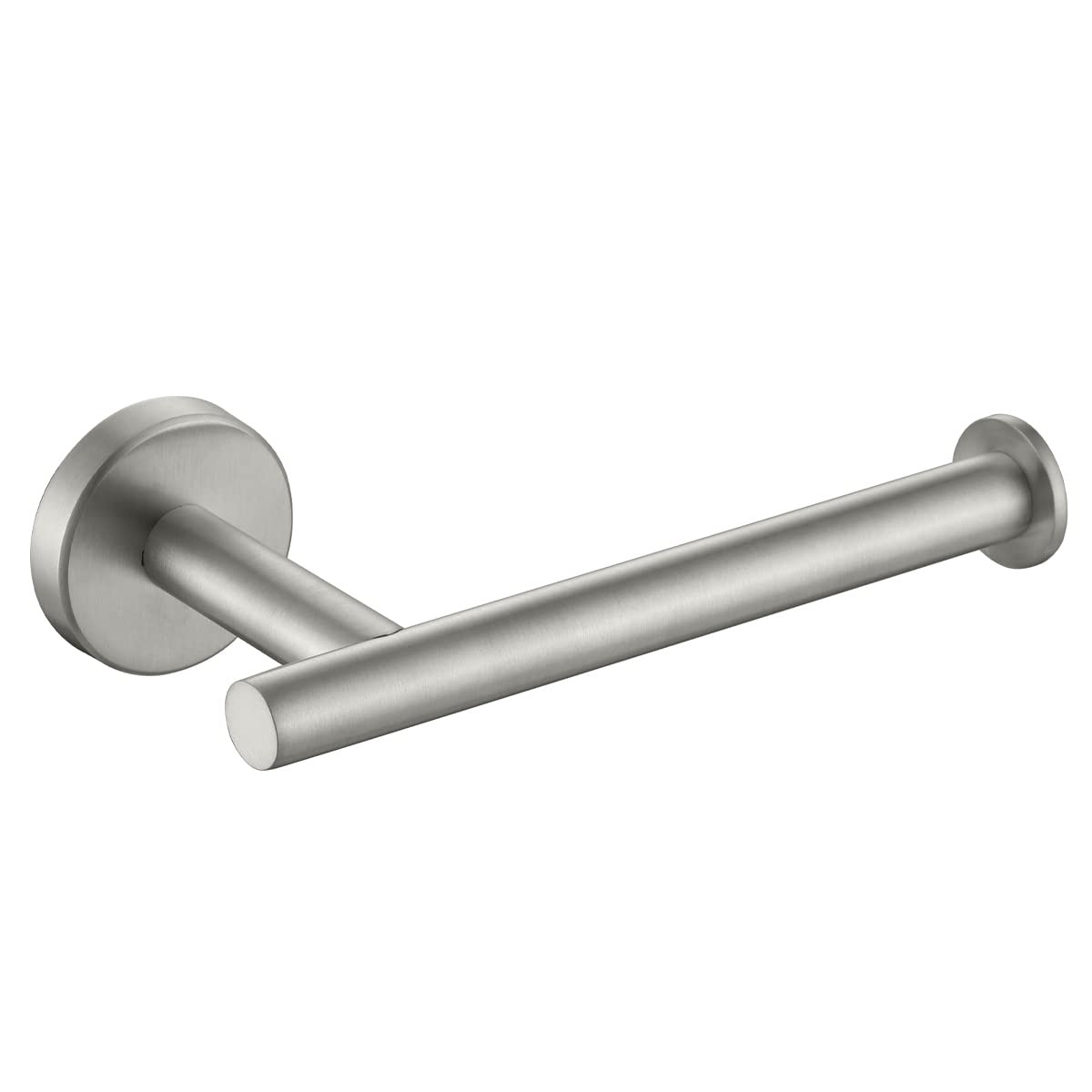 JQK Toilet Paper Holder, 5 Inch 304 Stainless Steel Thick 0.8mm Knob, Brushed