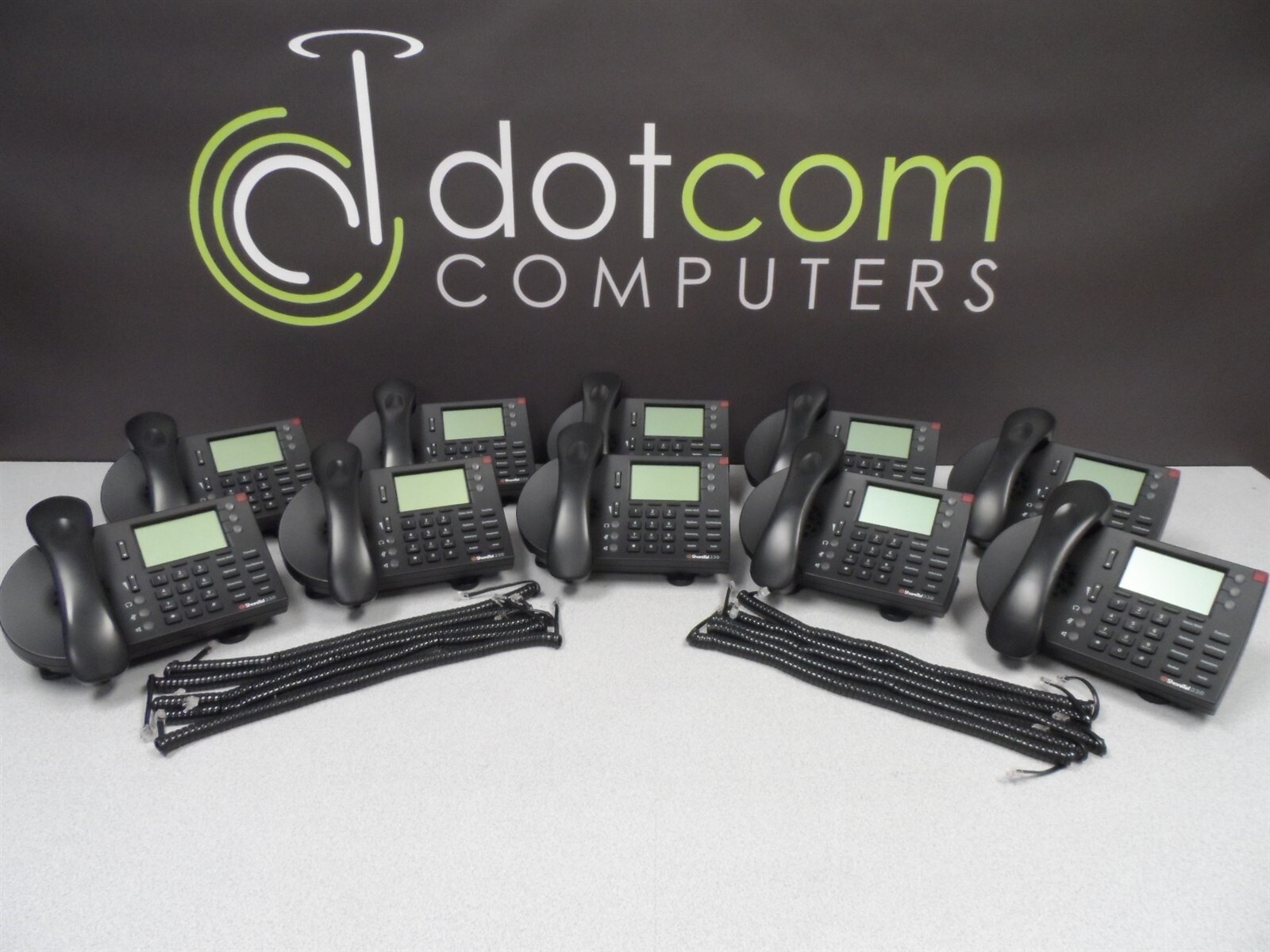 Lot 10x SHORETEL IP230G SEVG VOIP Phone IP 230G Black Gigabit Warranty