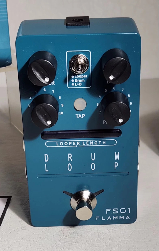 Flamma FS01 Drum Loop Pedal - 11 Drum Machine Styles & 20-Minute Looper