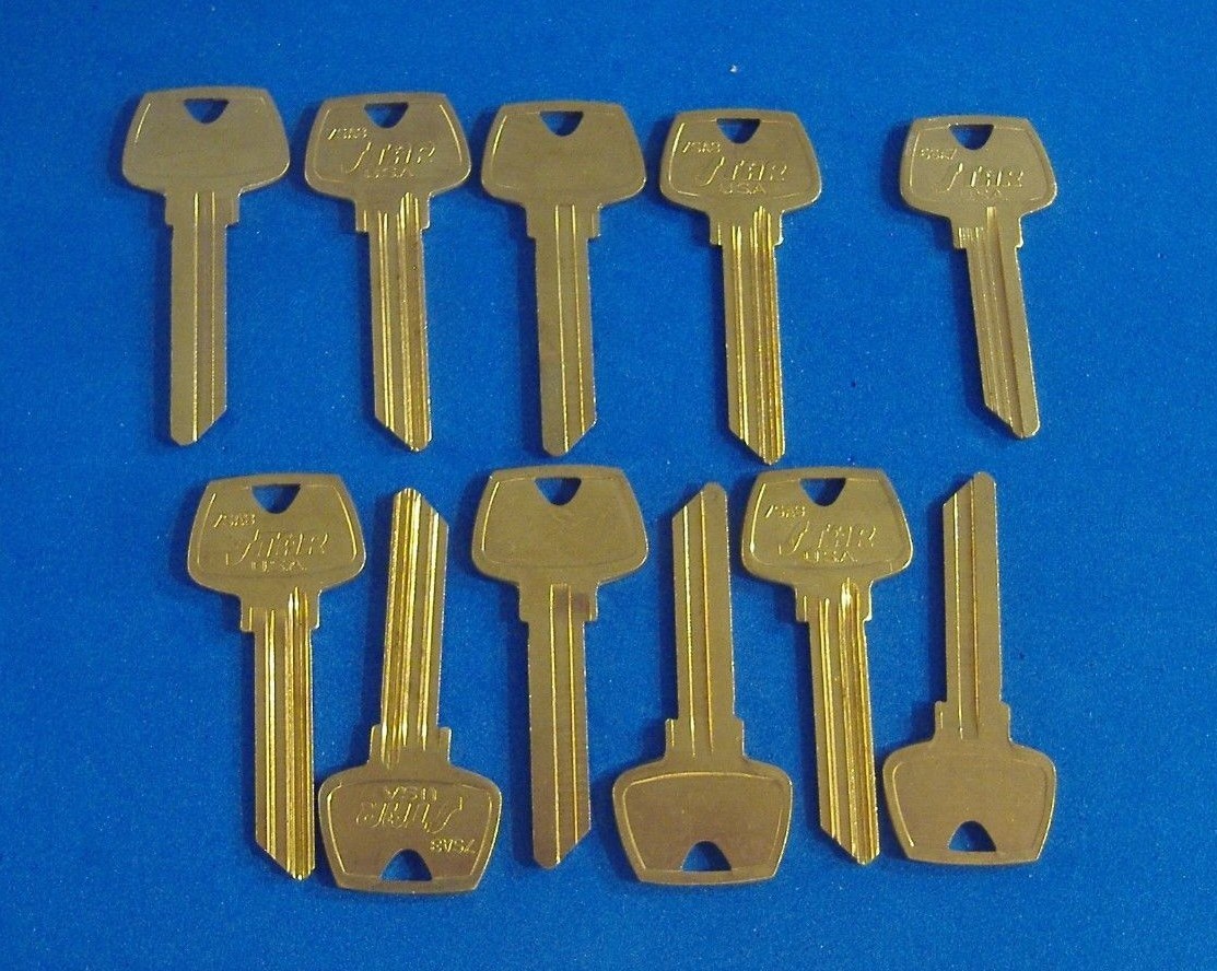 140 KEY BLANKS FIT BEST & SARGENT NICKEL SILVER & BRASS