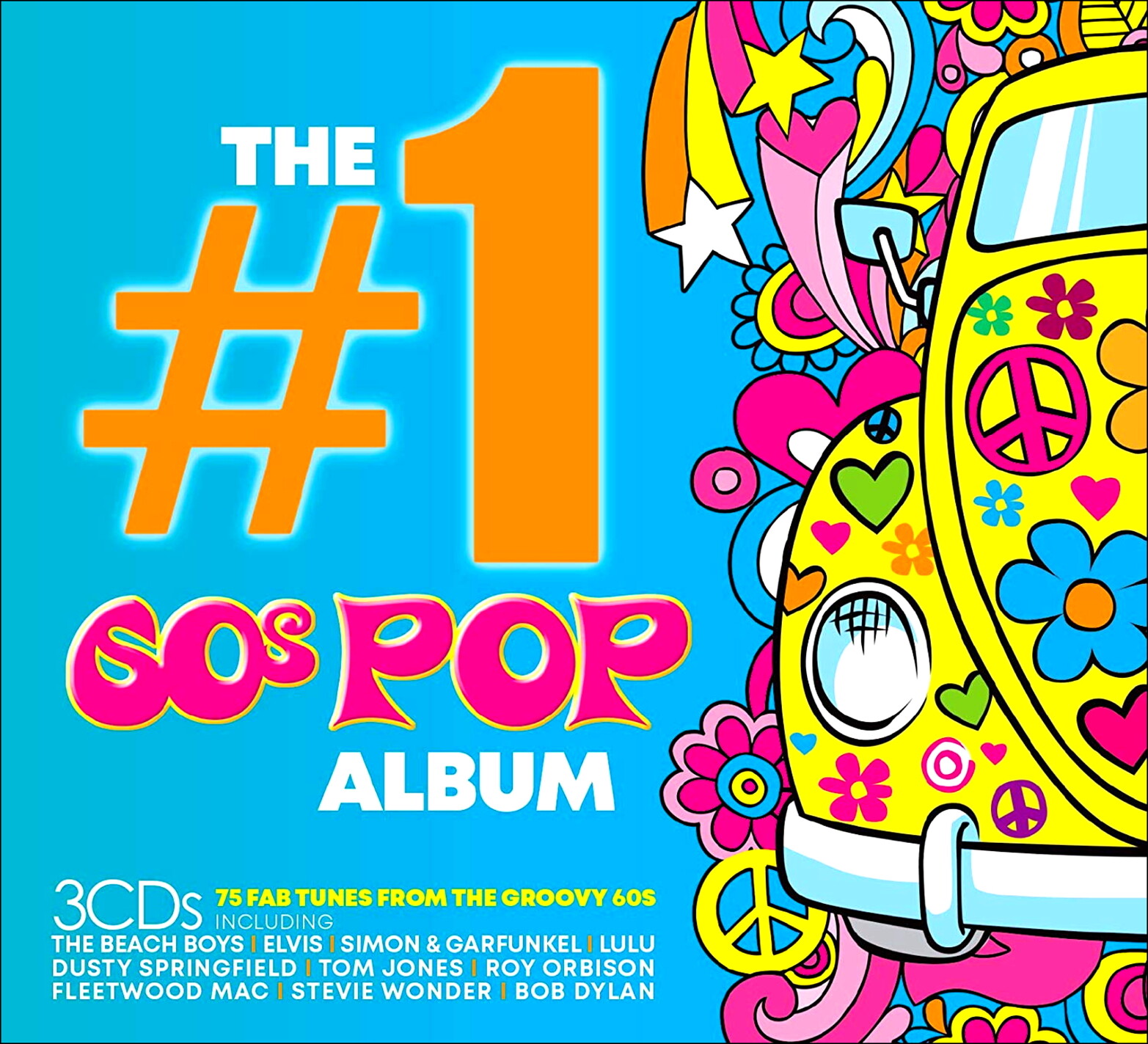 75 GROOVY Hits of the SIXTIES  *  New 3-CD Boxset * All Original 60's Hits * NEW