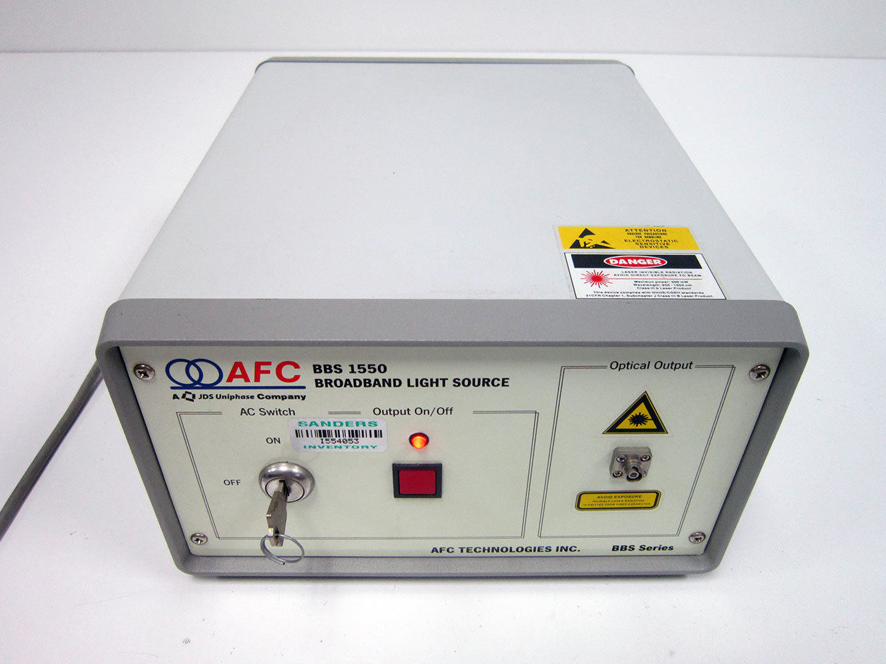 AFC JDS BBS1550SSB1P BROADBAND SOURCE BBS 1550 NM C-BAND - PARTS