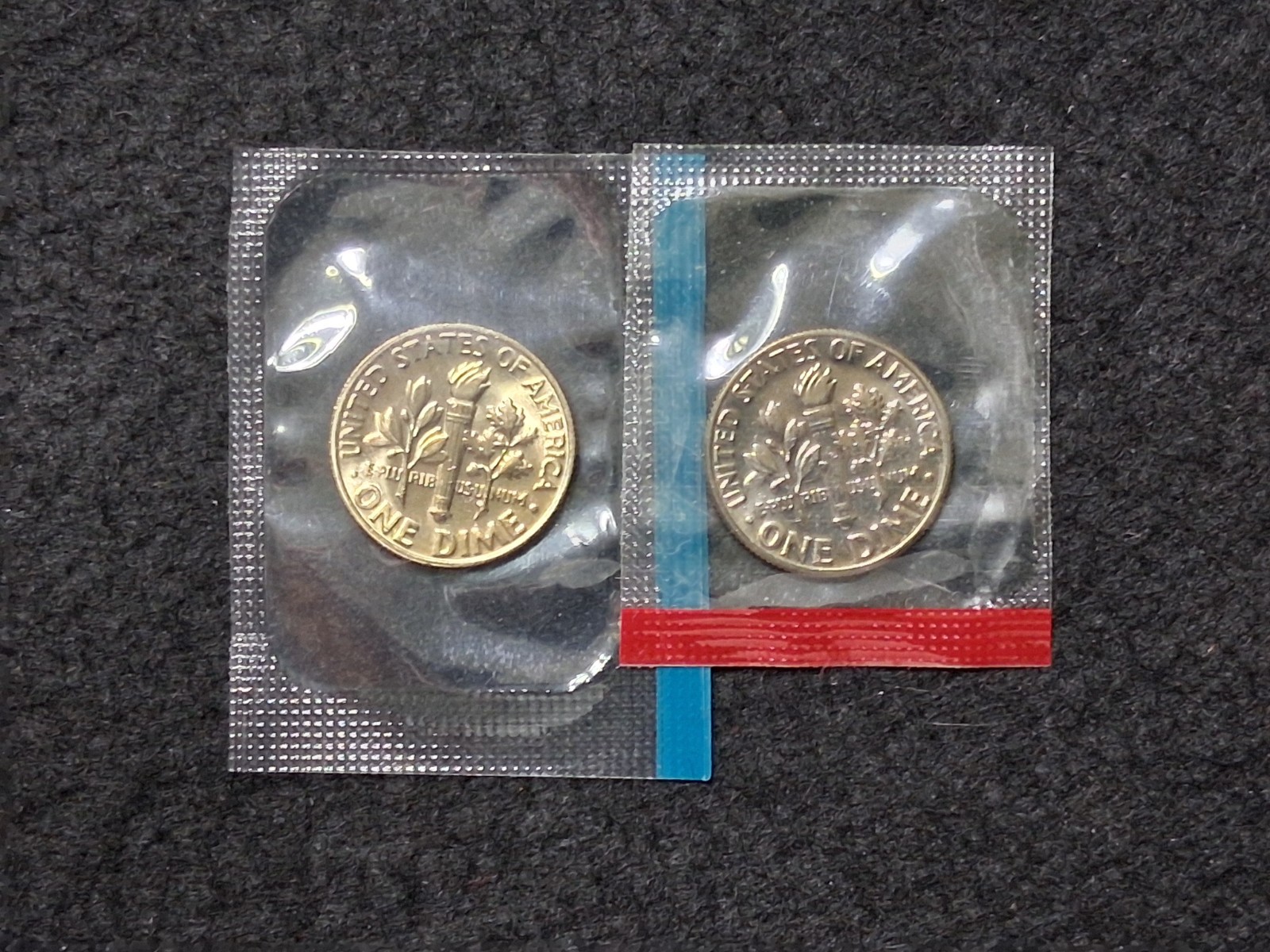 1980 Roosevelt Dime P and D