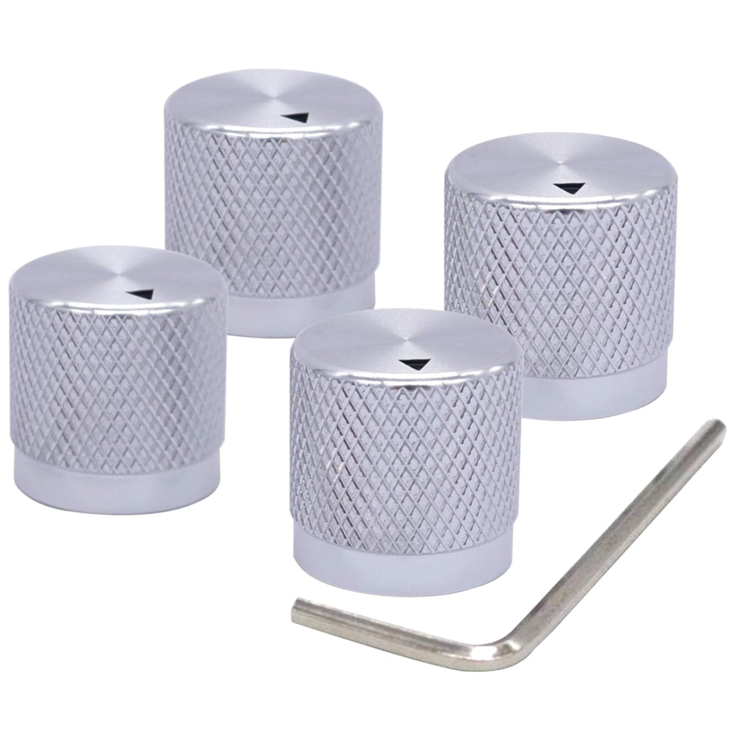 4pcs Aluminum Knobs for Sound Equipment