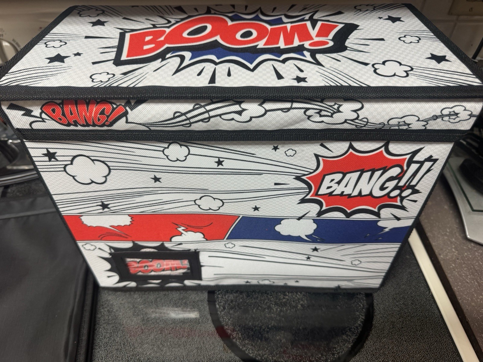 Comic Book Foldaway Bang Boom Art Collapsible Storage for 125–150 Comics