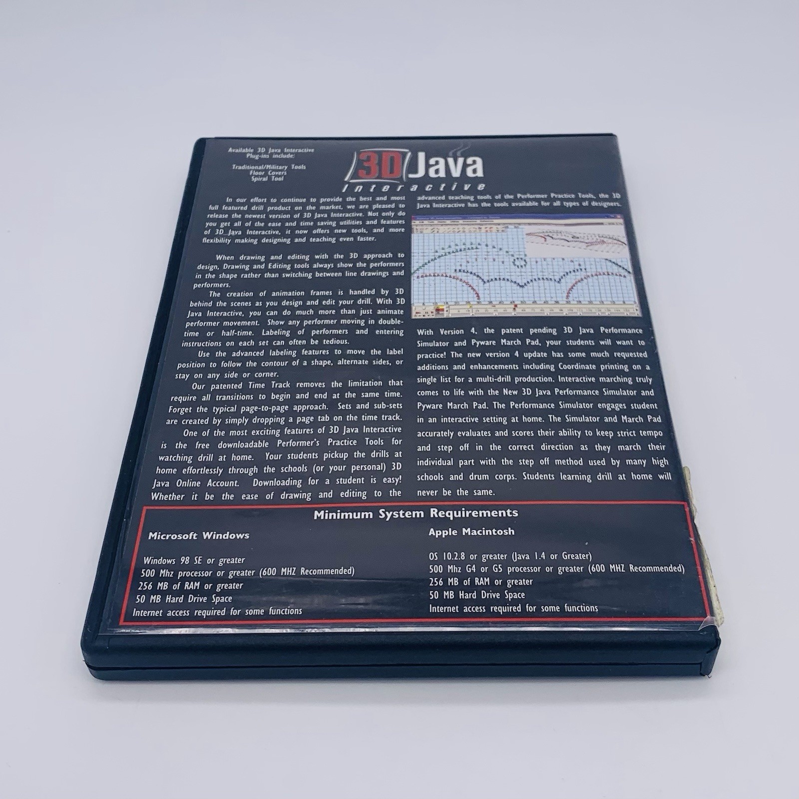 Pyware 3D Java Interactive Standard Ed V4 Marching Band Drill Writing Software