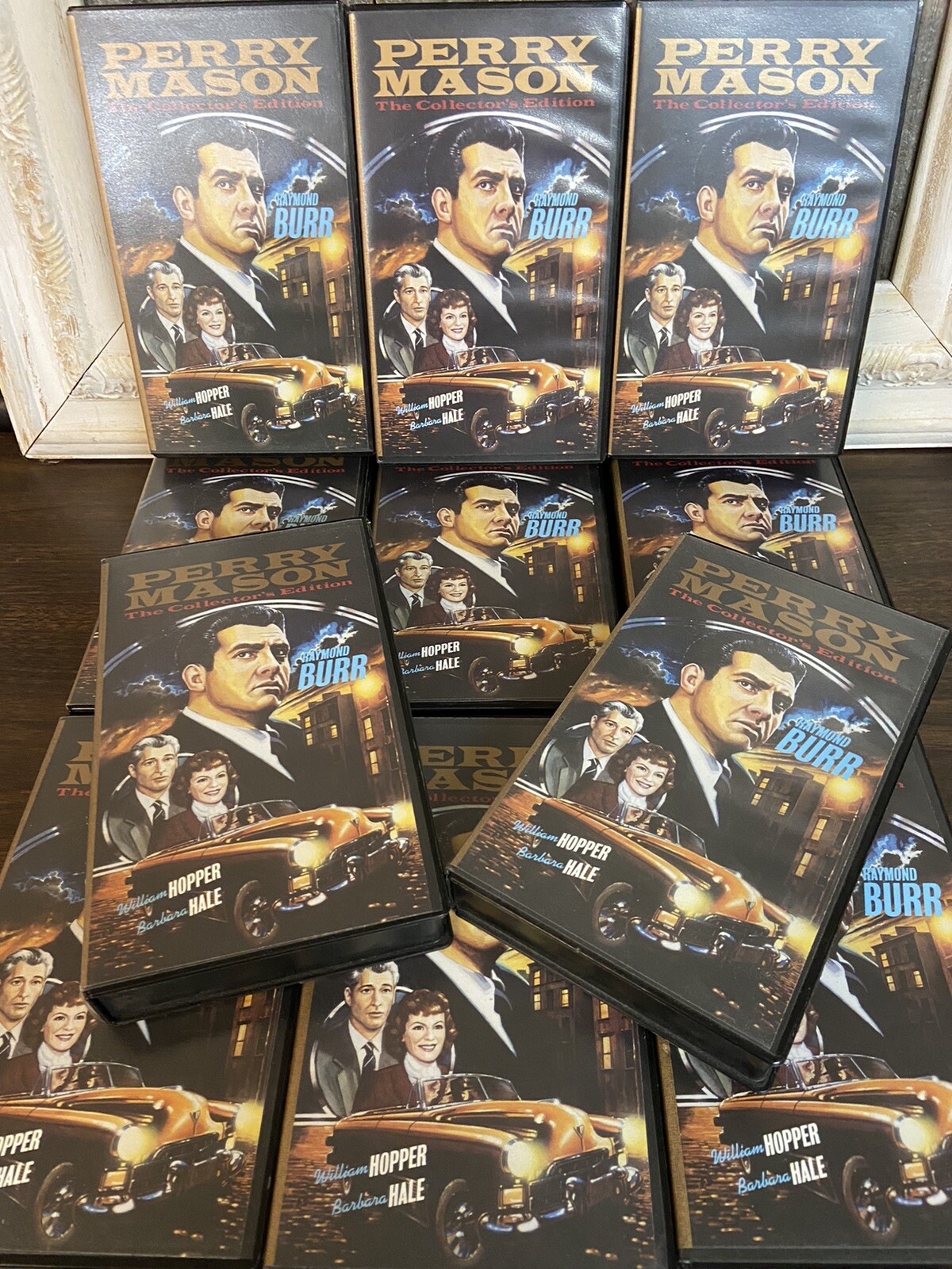 Perry Mason VHS Tapes Collectors Edition Lot of 11 Hard Cases Tested Columbia