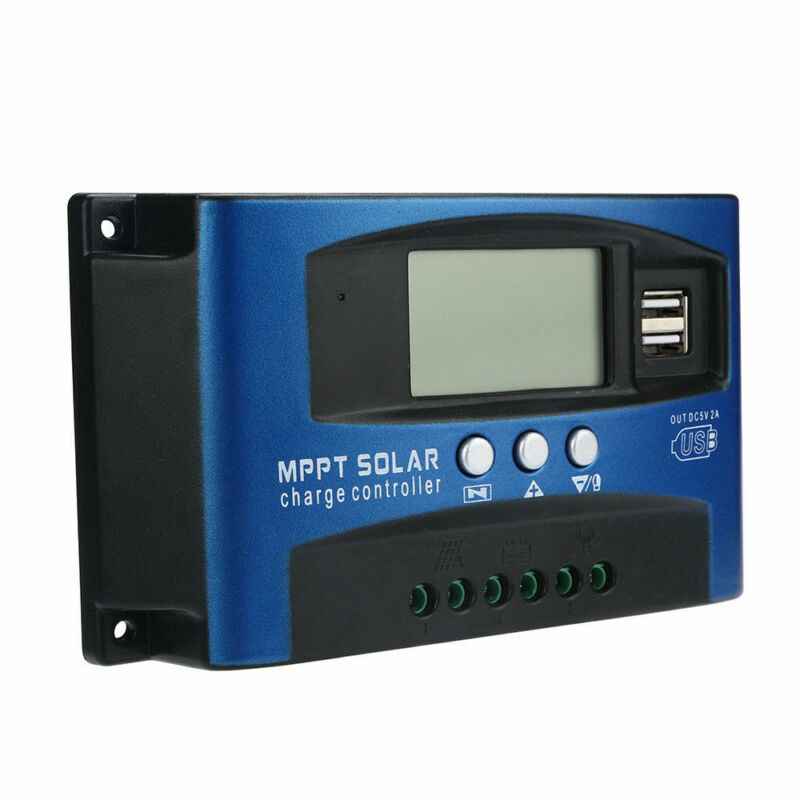 40A MPPT Solar Panel Regulator Charge Controller 12V/24V Auto Focus Tracking,