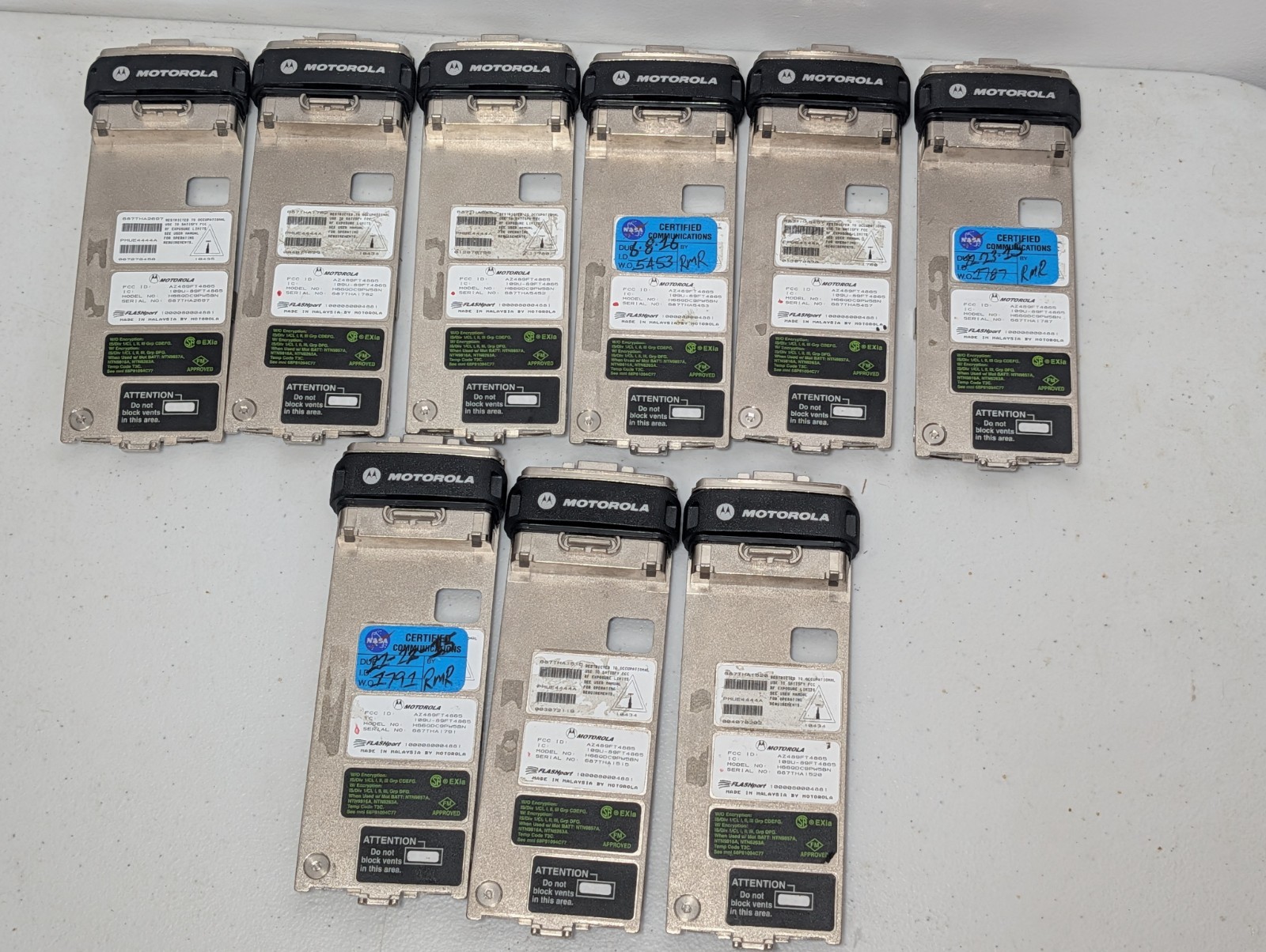 PMLN5006A OEM MOTOROLA Chasis Assembly, Standard XTS2500 Lot of 9