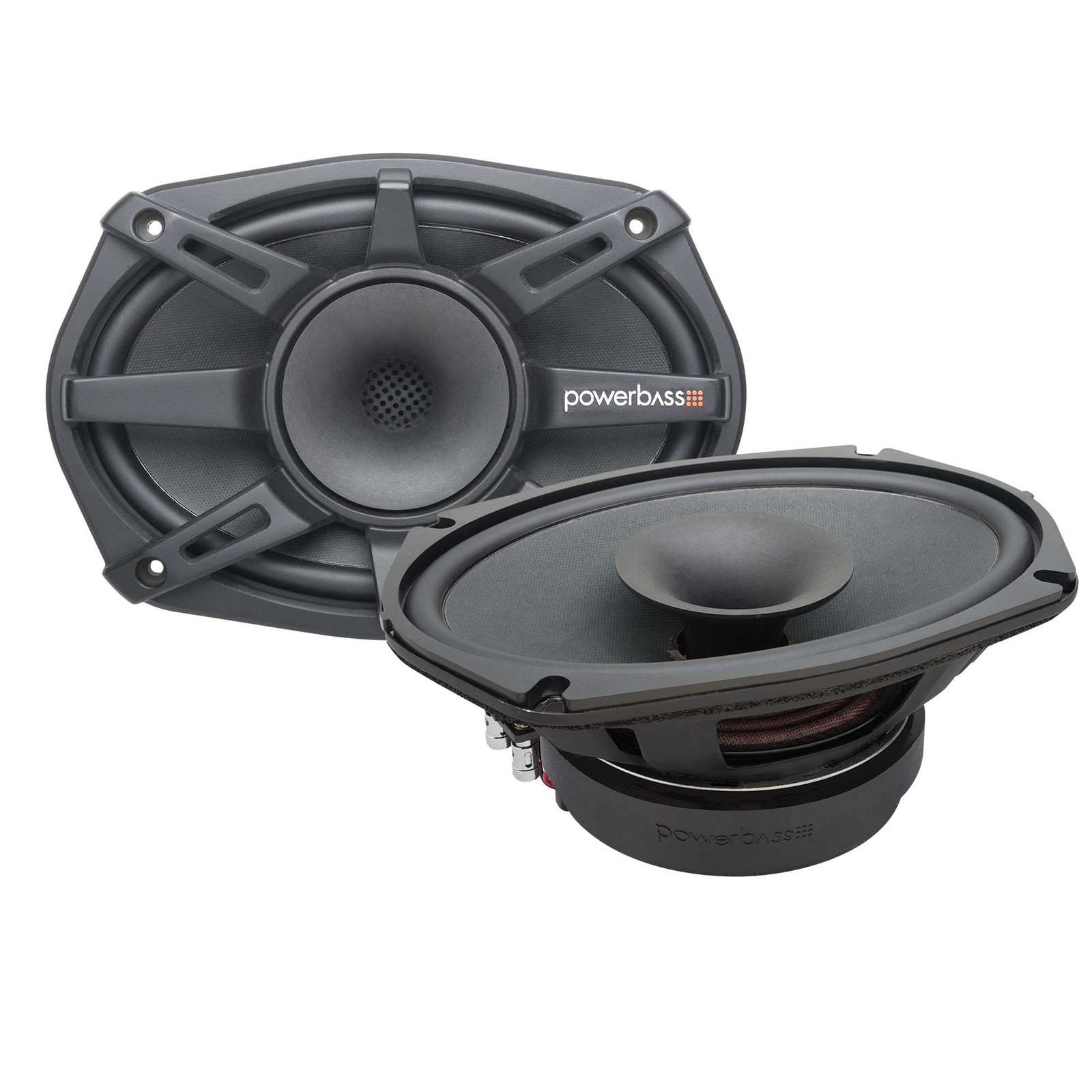PowerBass PBX-PRO69CD - 6x9 Pro Mid Range with Compression Horn 1.5"