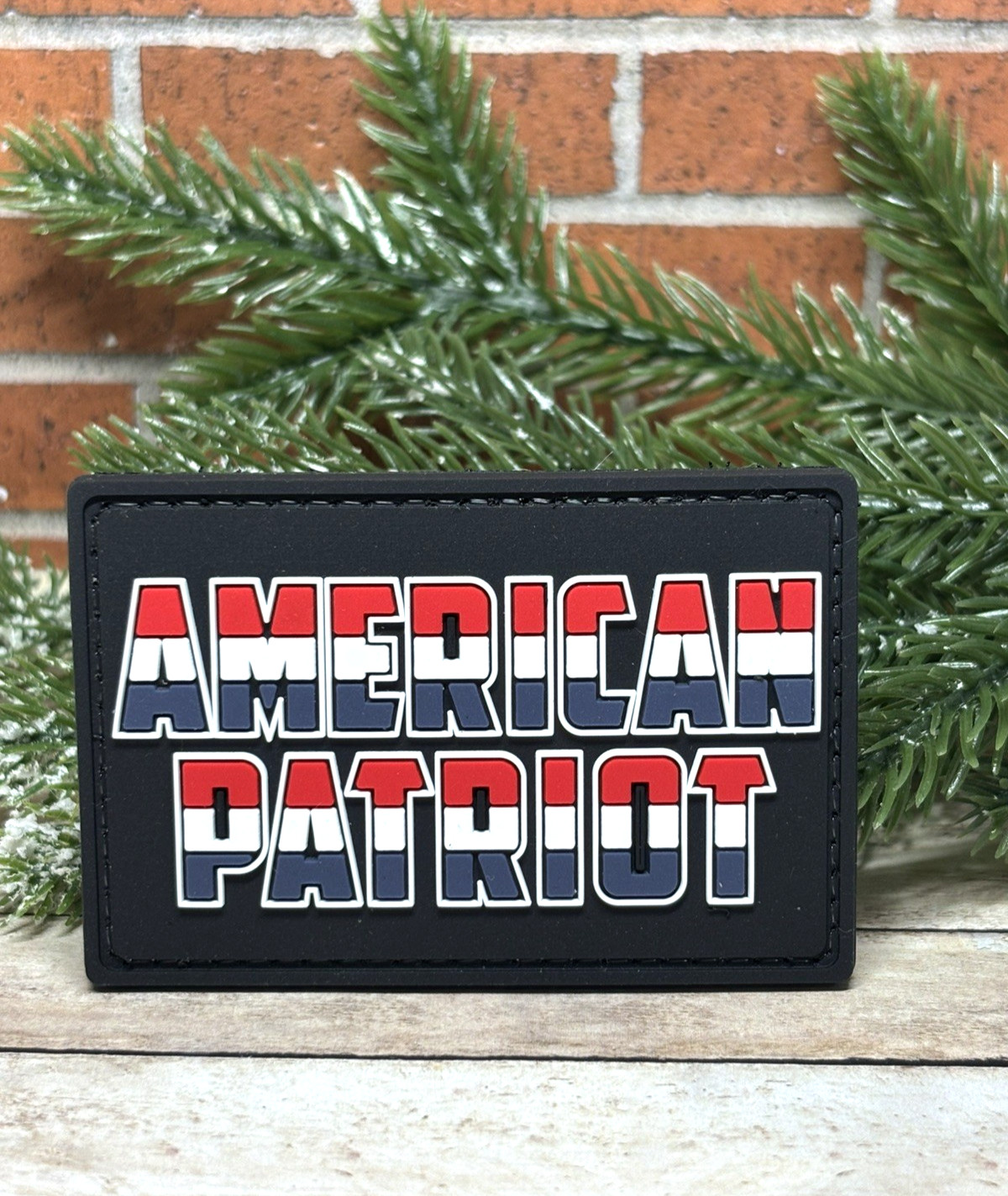 PVC Tactical Patch - American Patriot Flag Patch - Morale Gun USA Patch