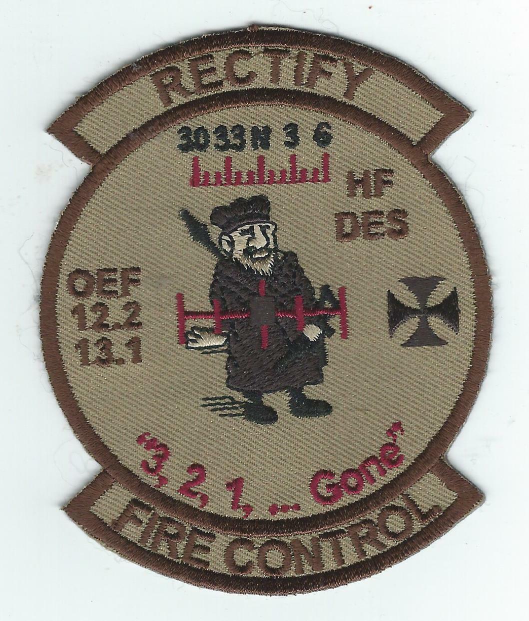 HMLA-169 "RECTIFY FIRE CONTROL" OEF 12.2,13.1 desert patch