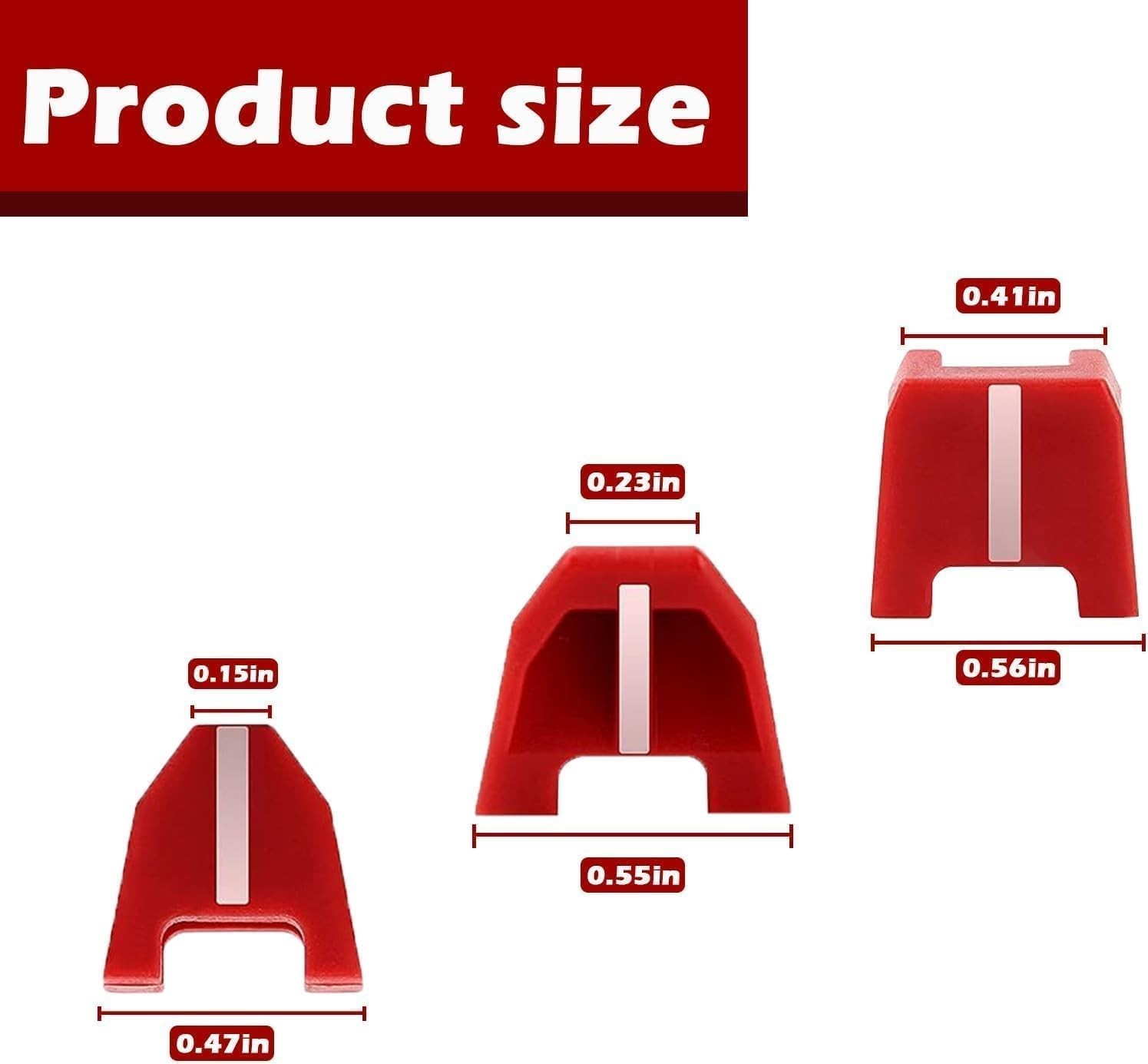 Replacement No-Mar Tip Kit for 2746-20 Nailer - 12 Durable Plastic Pads