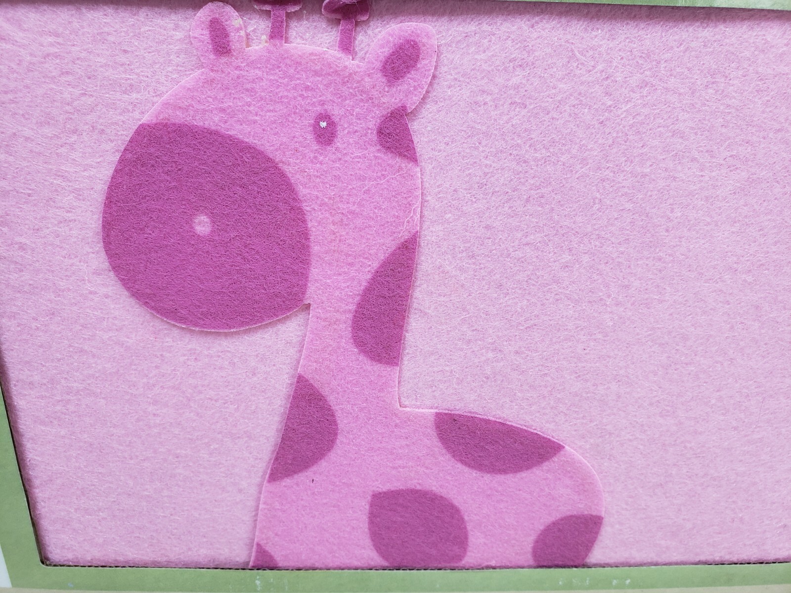 Delta Felt Storage Bin 12" X 12" 14" Pink Giraffe