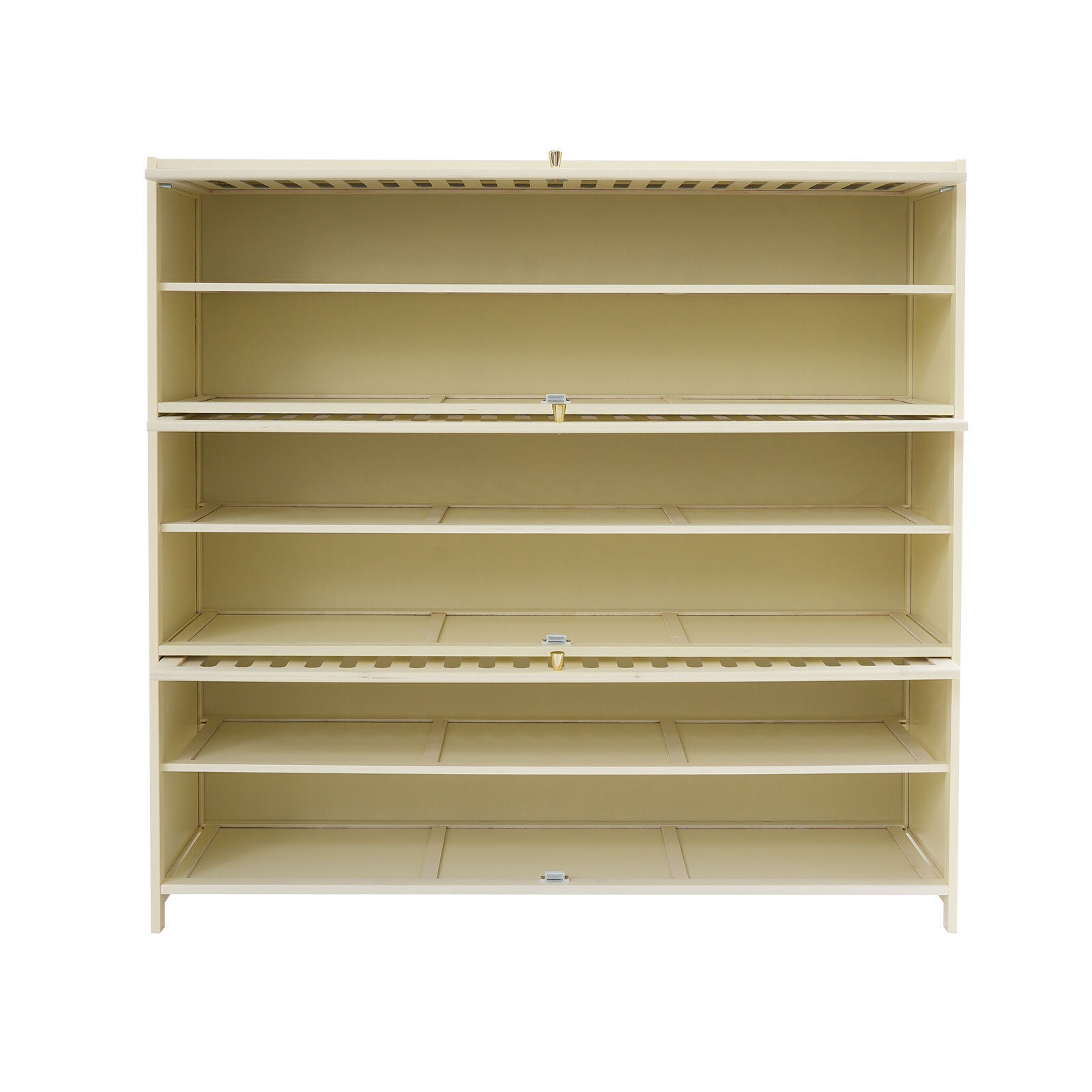 7-tier Shoe Cabinet White Shoe Cabinet With Flip-up Doors For Entryways Bedrooms