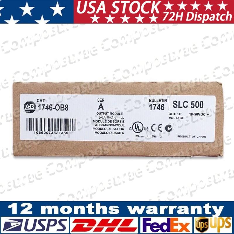 New Factory Sealed 1746-OB8 FREE SHIPPING Allen bradley 1746OB8