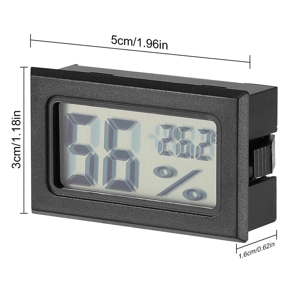 Digital LCD Indoor Temperature Humidity Meter Thermometer Fahrenheit Hygrometer