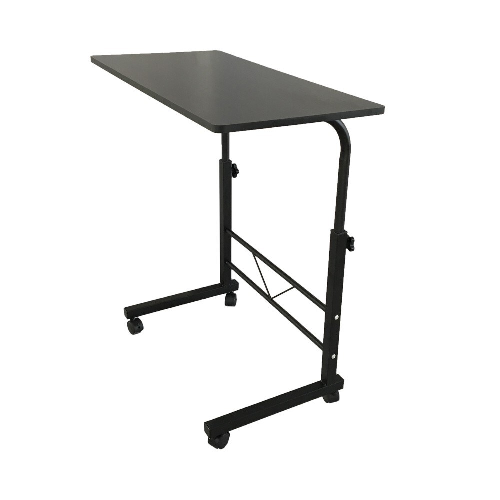 US C Shaped Rolling End Table,Side Table Adjust for Couch Sofa Table Living Room