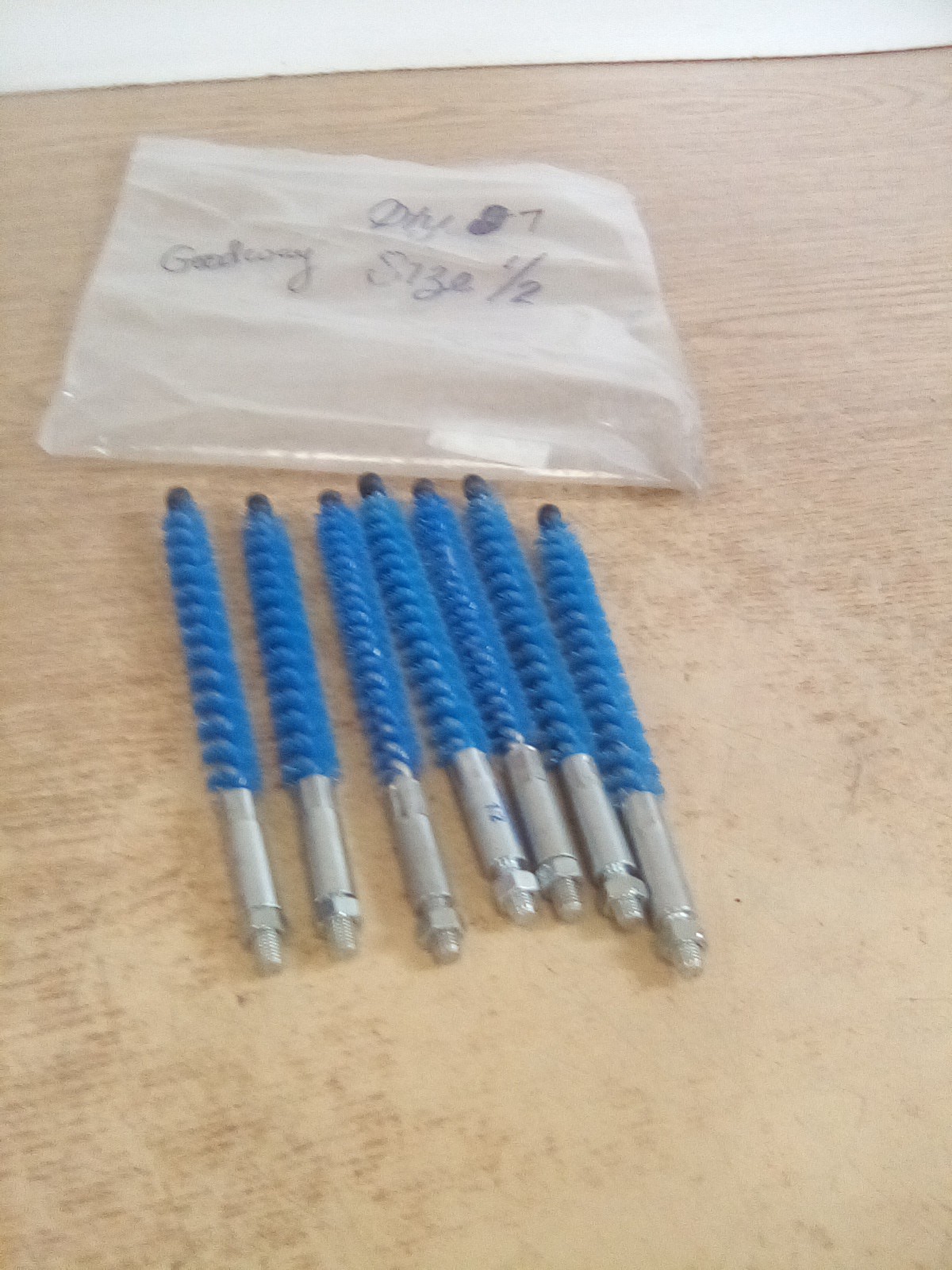 Lot Of 7 Goodway 1/2 Nylon Brush