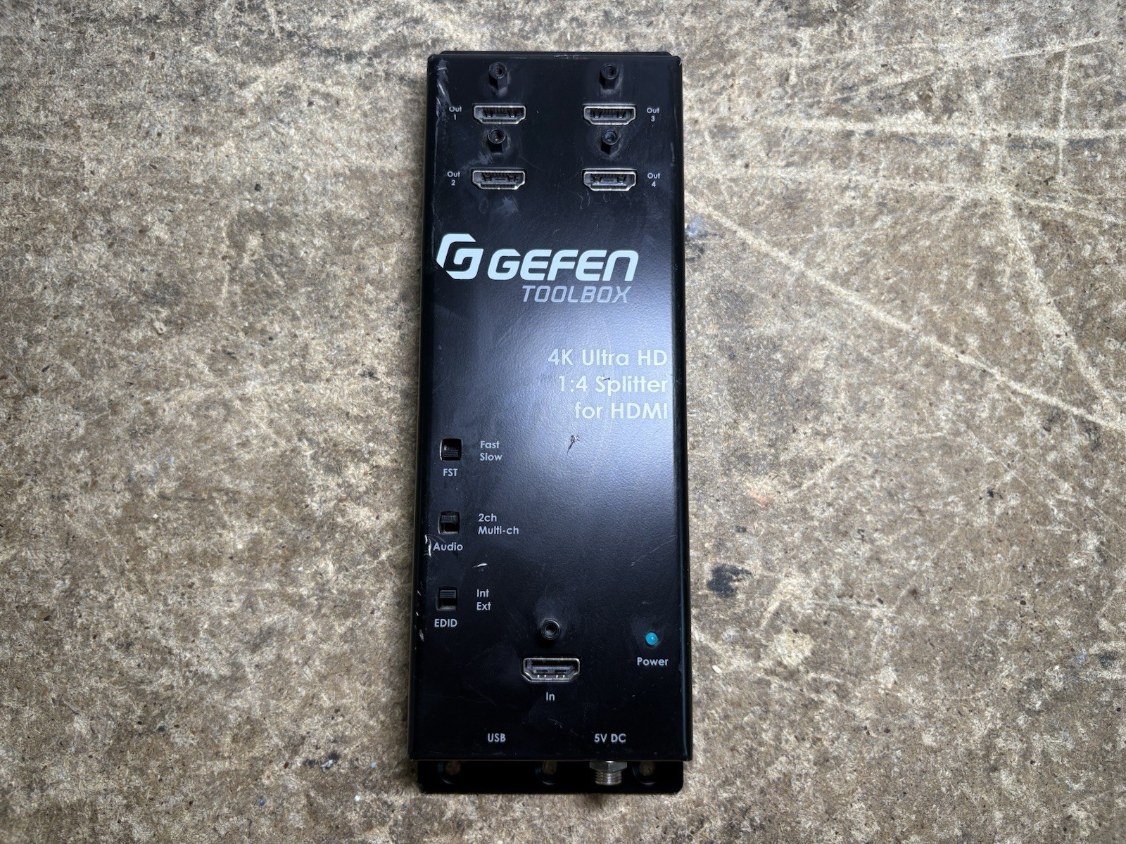Gefen GTB-HD4K2K-144C-BLK 1x4 Splitter for HDMI GTB-HD4K2K-144C-BLK by Gefen