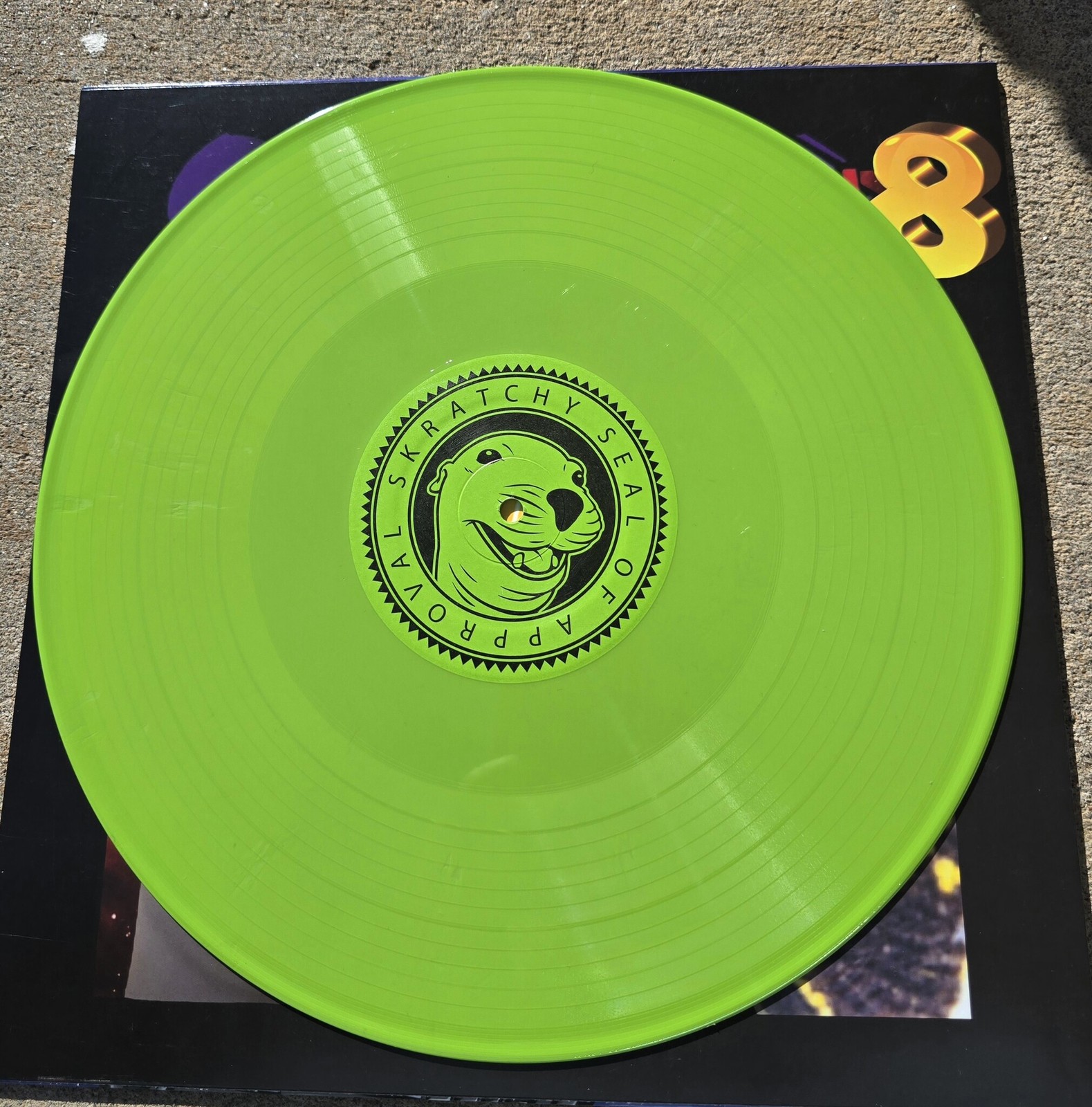 Superseal 8.2 with Traktor! Super Seal Vs SUPER EEL! 12” Scratch Record: Lime