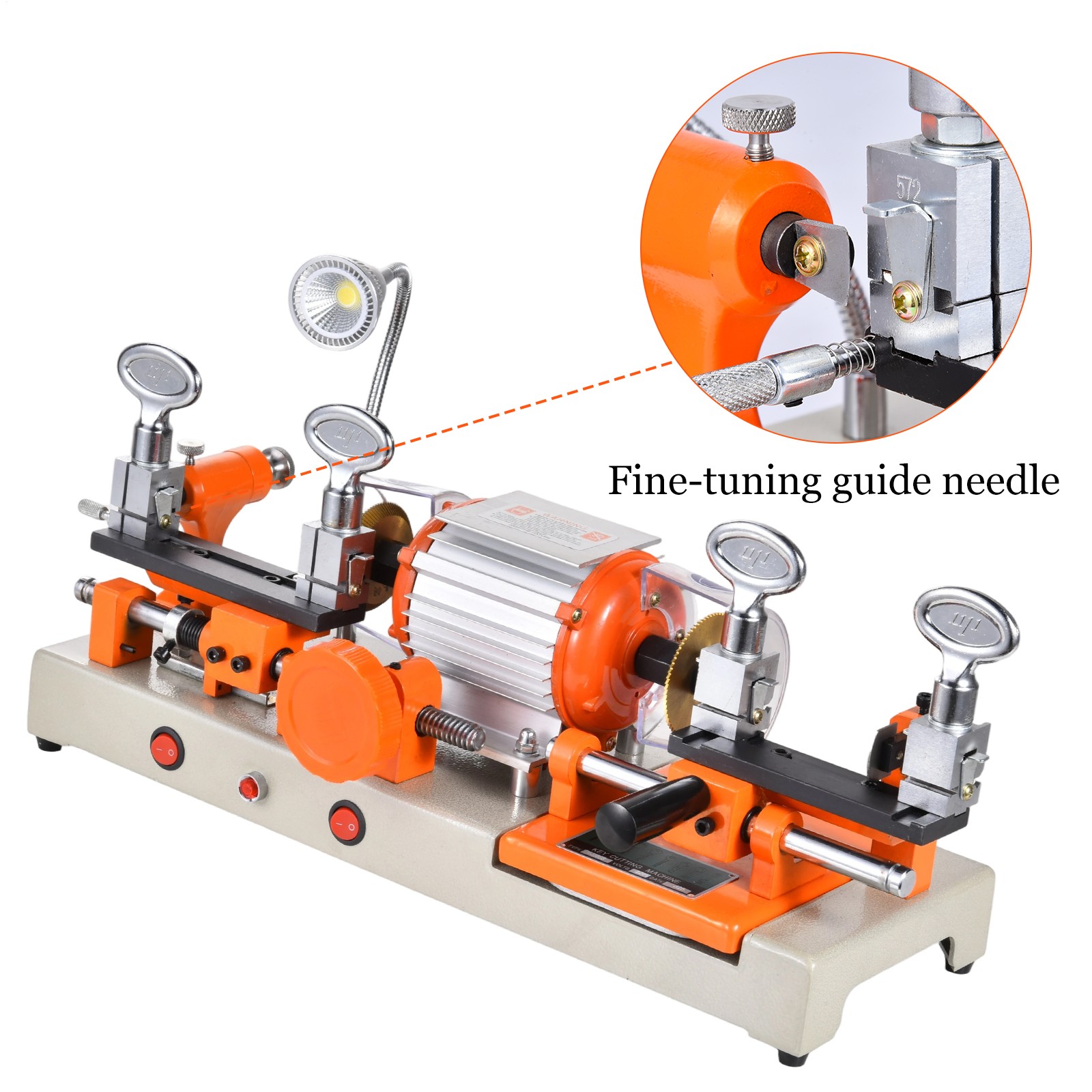 Two-sided Key Cutting duplicating Machine Cutter Car Key Copier Locksmith Tool
