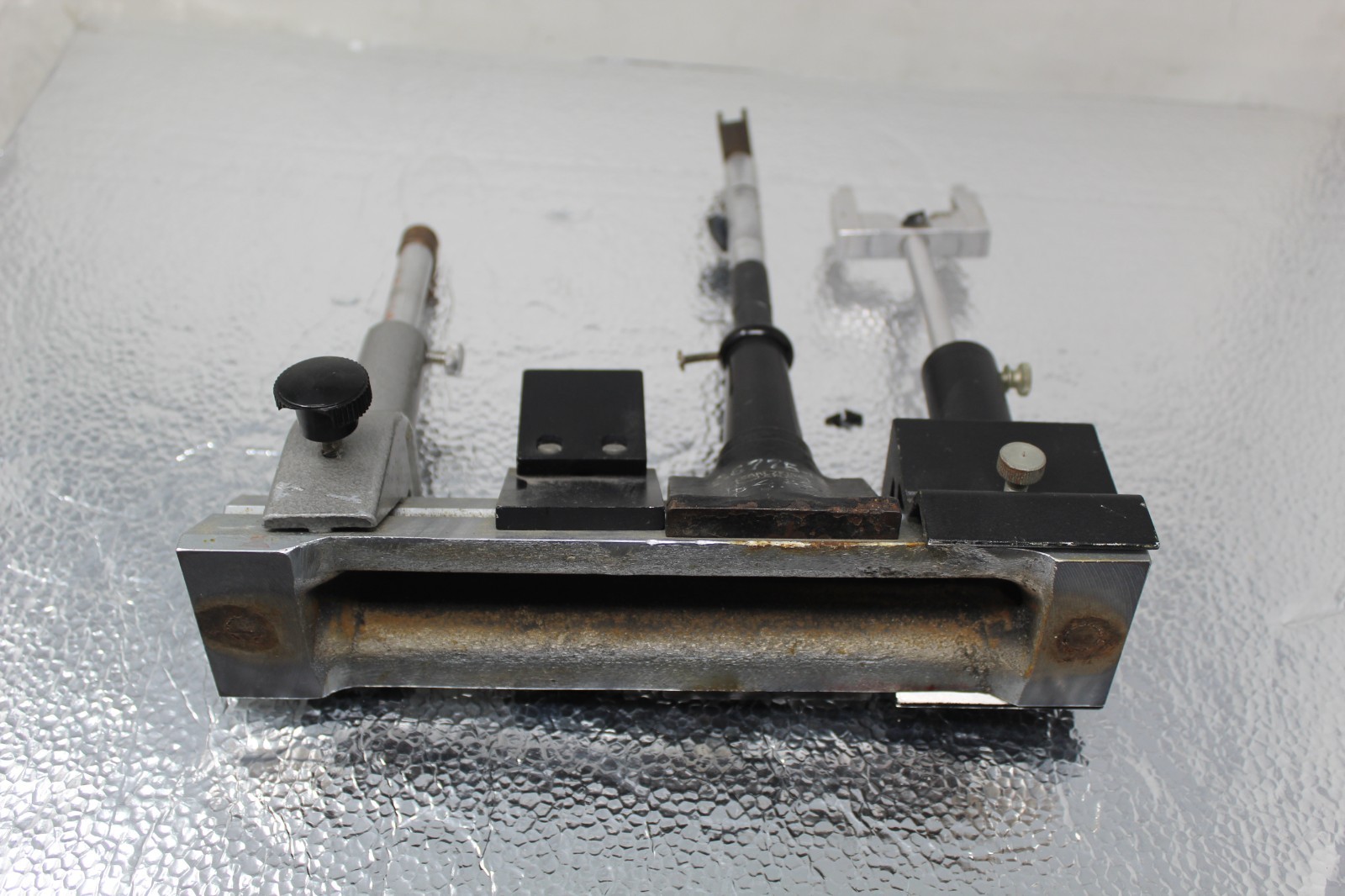 Carl Zeiss Jena Optical Bench Rail Mounts Lab Components Physics Science