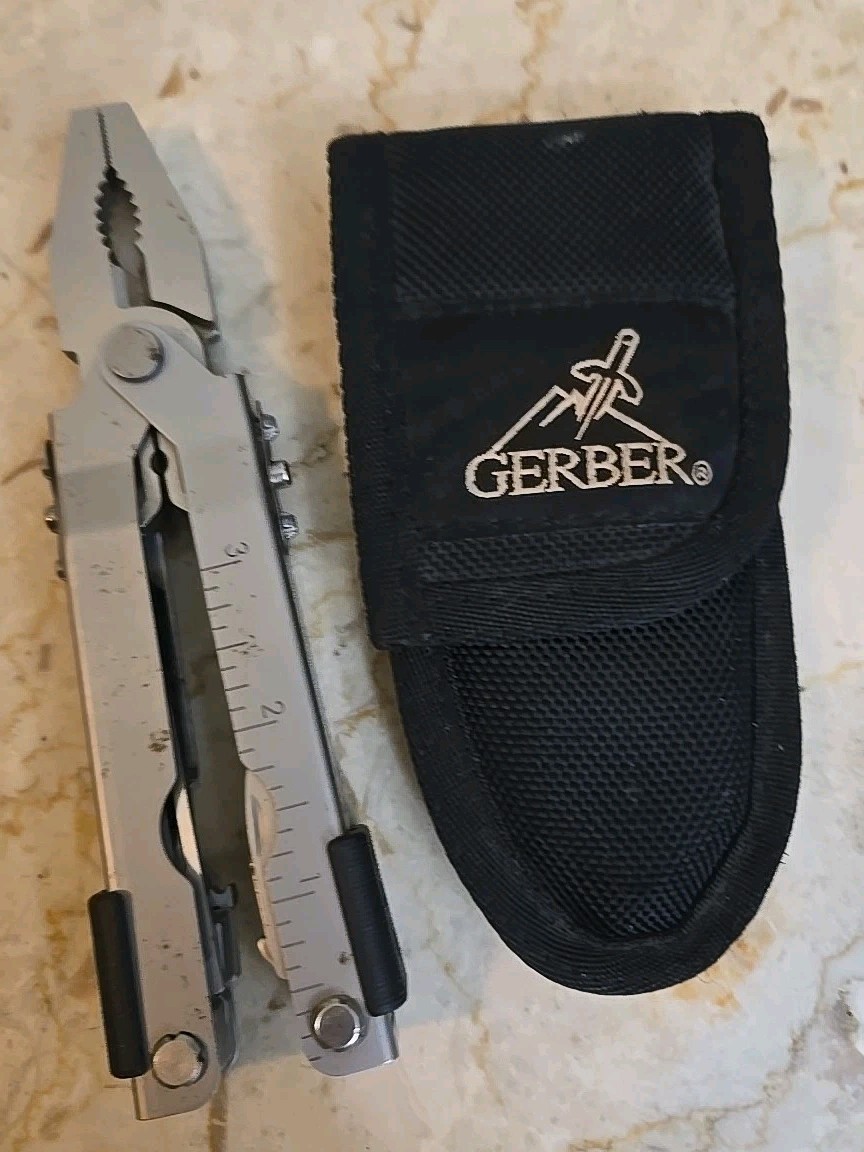Gerber RemGrit GJ-4 Multi-Tool Pliers With Sheath USA Read