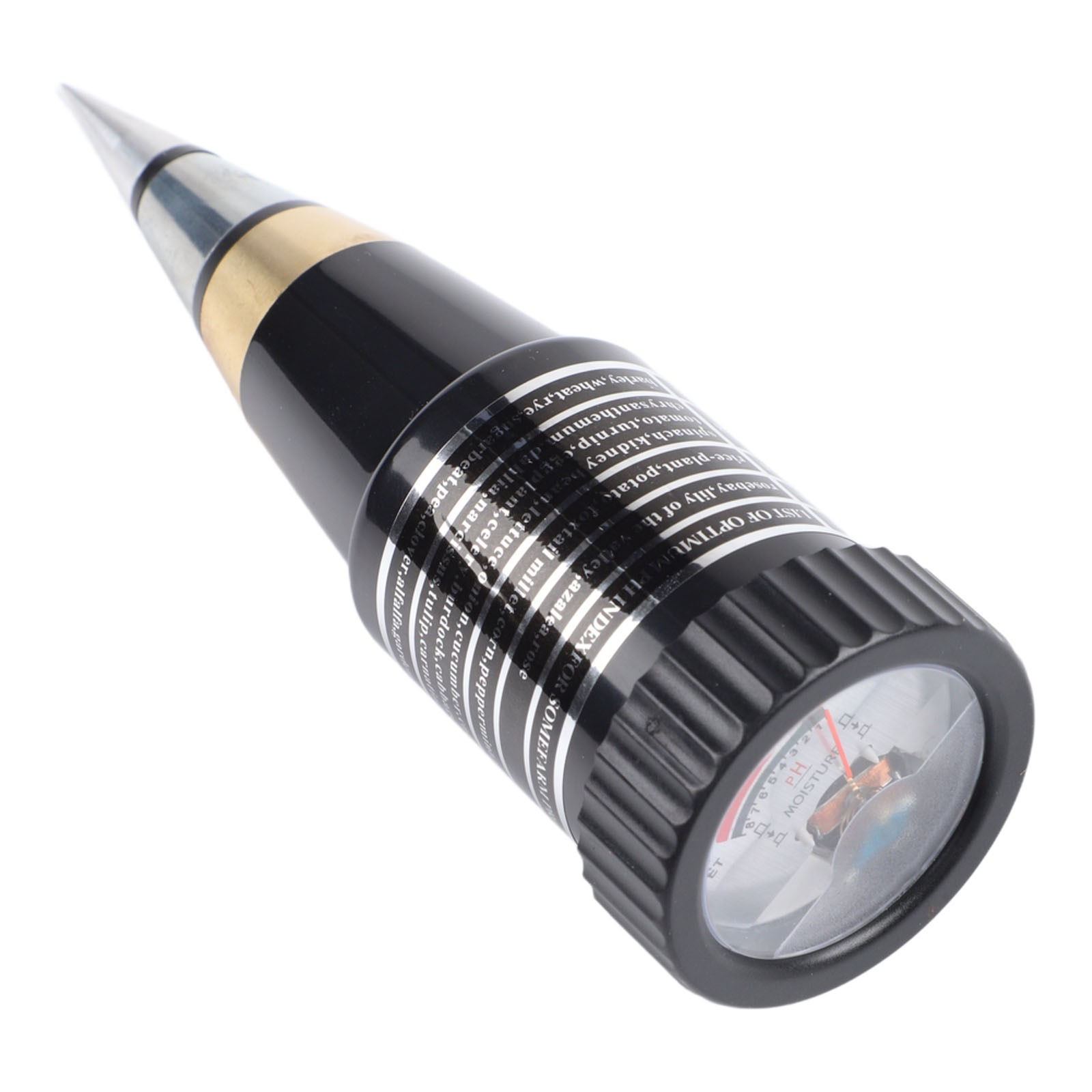 Professional pH Meter for Soil with Moisture Sensor and Metal Electrode