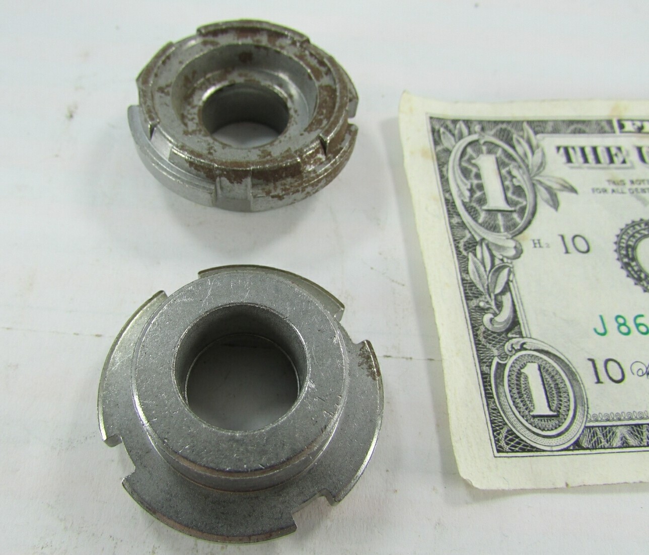 Lot of 50 Unknown Sintered Steel Notched Bike Hubs, Bushings, Tapered Bearings