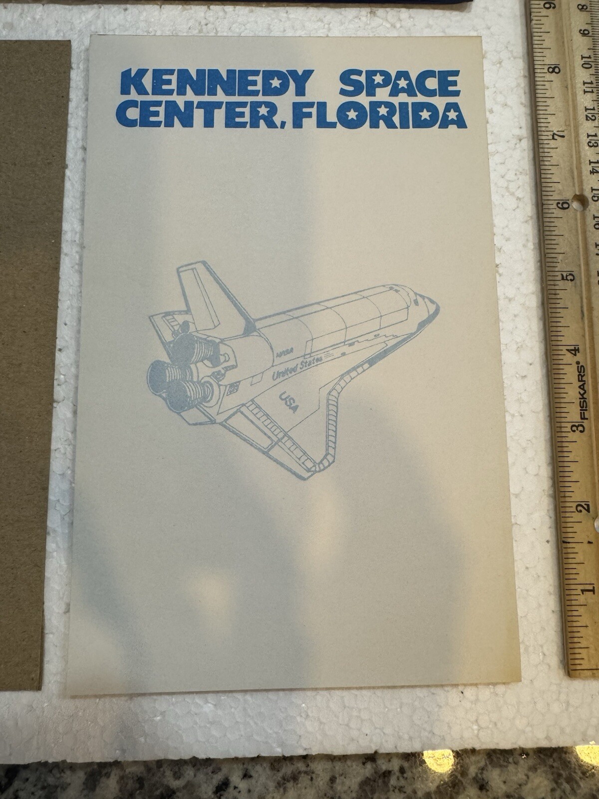 Vintage Kennedy Space Center - Space Shuttle Notepad