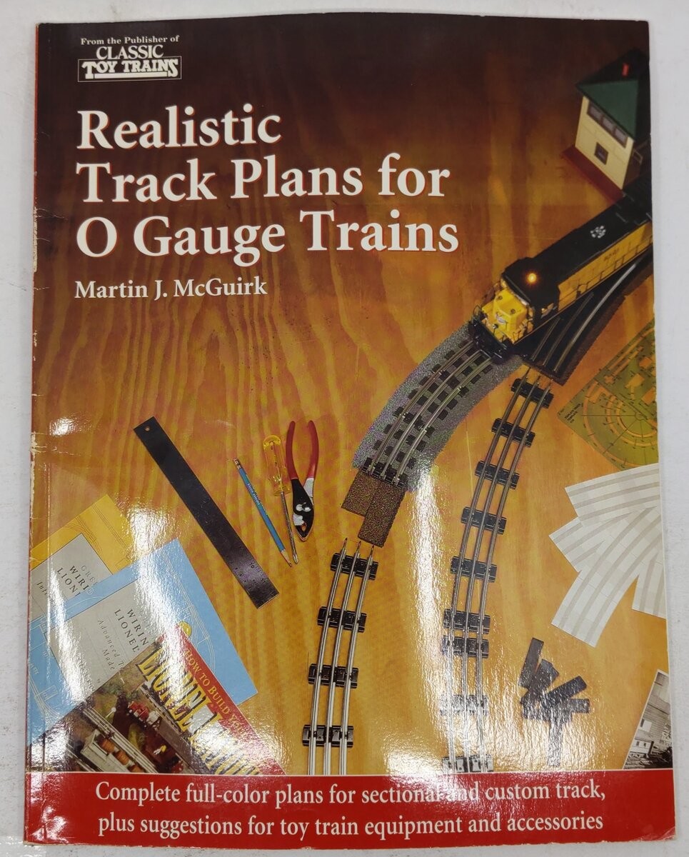Realistic Track Plans for O Gauge Trains Paperback Book By Martin J. McGuirk