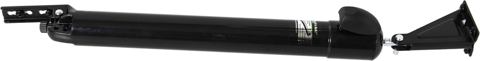 Black Metal Door Closer with Touch Hold Feature - For Storm & Screen Doors