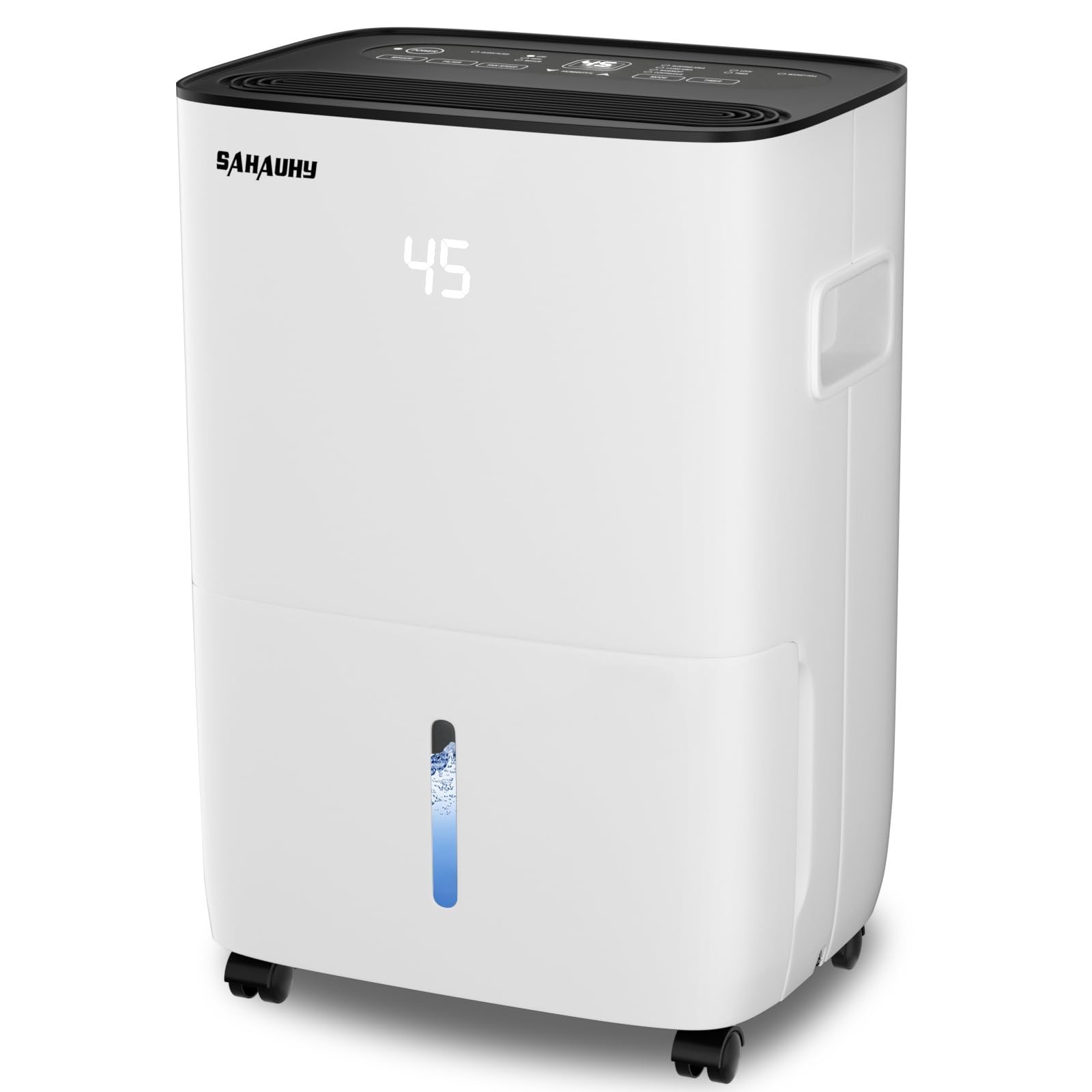 80 Pints Dehumidifier for Basement,5,200 Sq. Ft Dehumidifier | With Timer Aut...