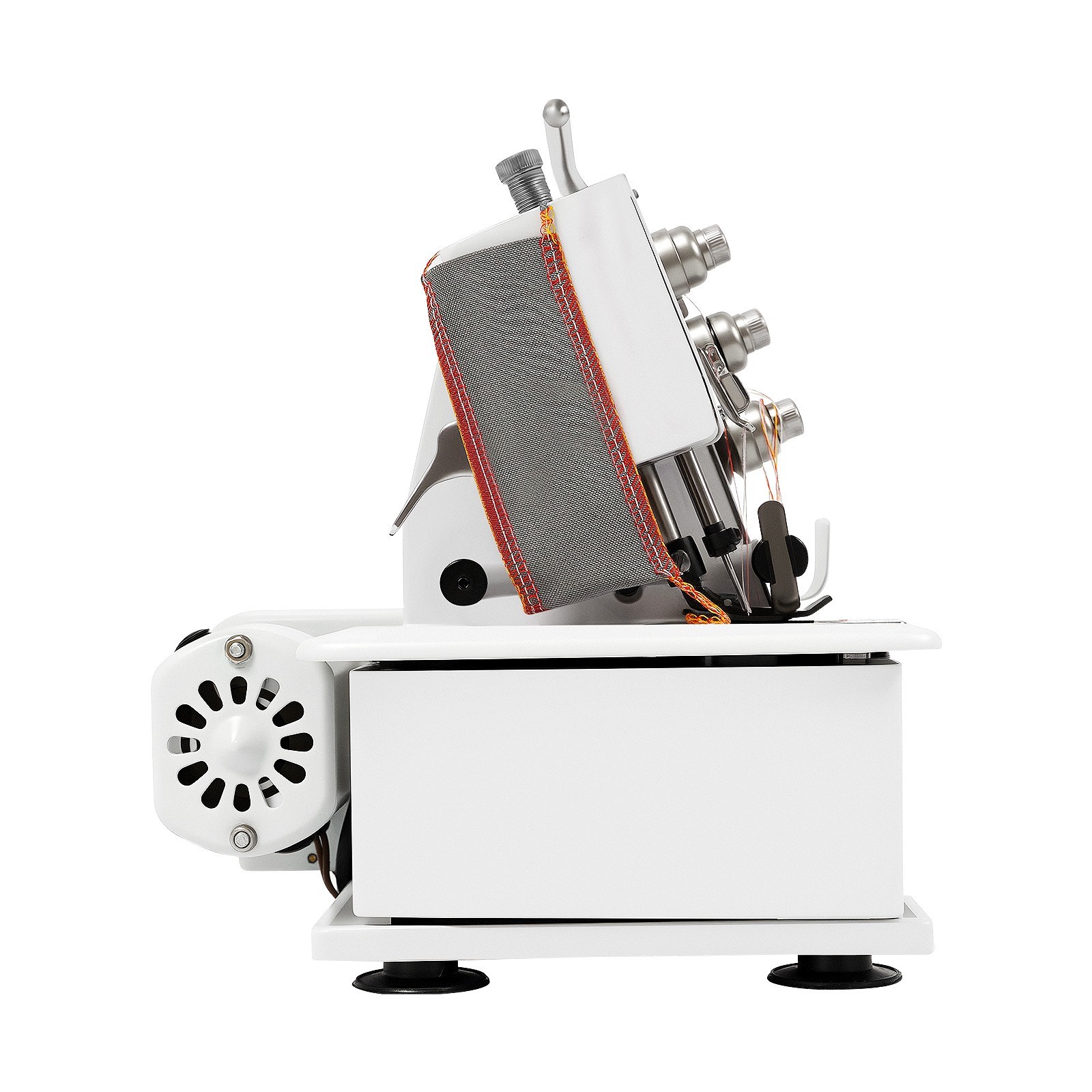 Professional 4 Thread Serger Overlock Sewing Machine 4-Line w/ Foot Controller