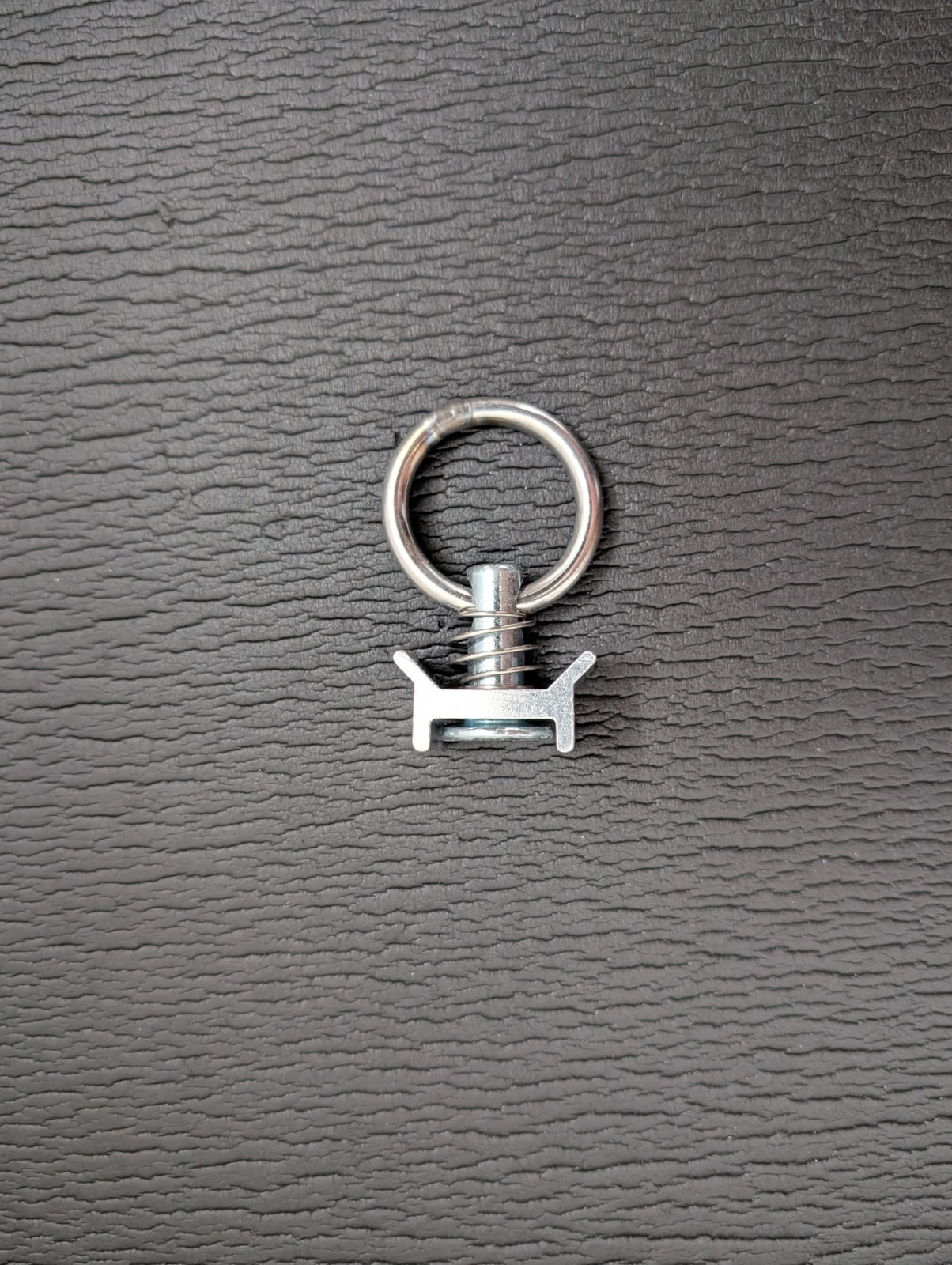 Cargo L Track Tie Down Ring Stud | Stainless | Load Restraint Airline Rail