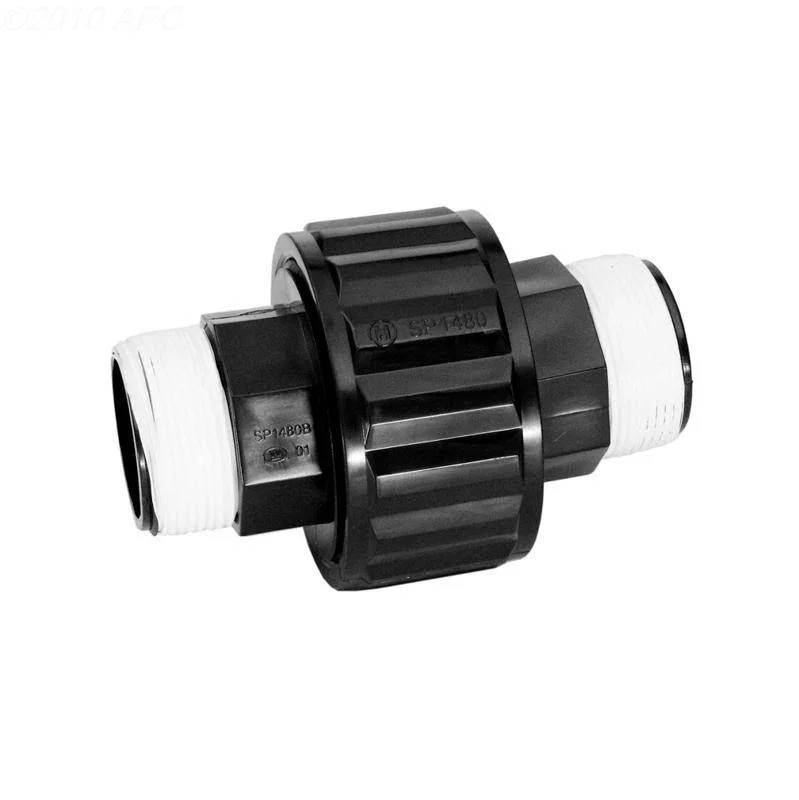 Hayward Self aligning union, 1.5" MPT, black