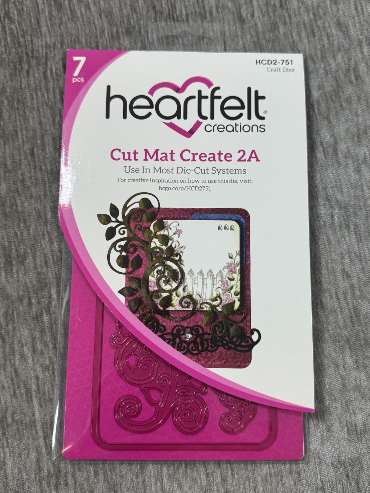 Heartfelt Creations Cut Mat Create 2A Craft Dies 7pc Set HCD2-751 New Sealed