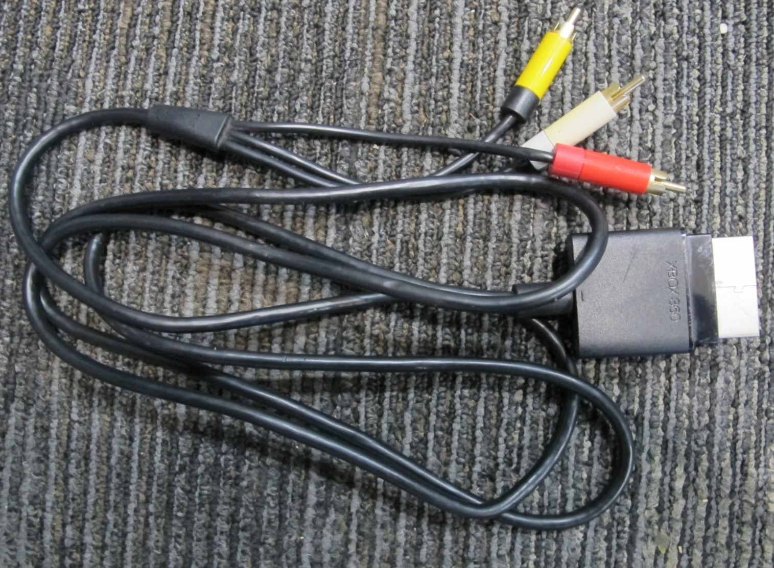 Microsoft Xbox 360 AV Composite Cable Black - OEM