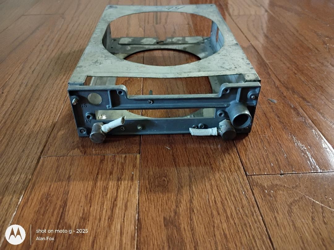 BENDIX KING KX 155A  KX 165A NAV/COM MOUNTING TRAY WITH BACKPLATE